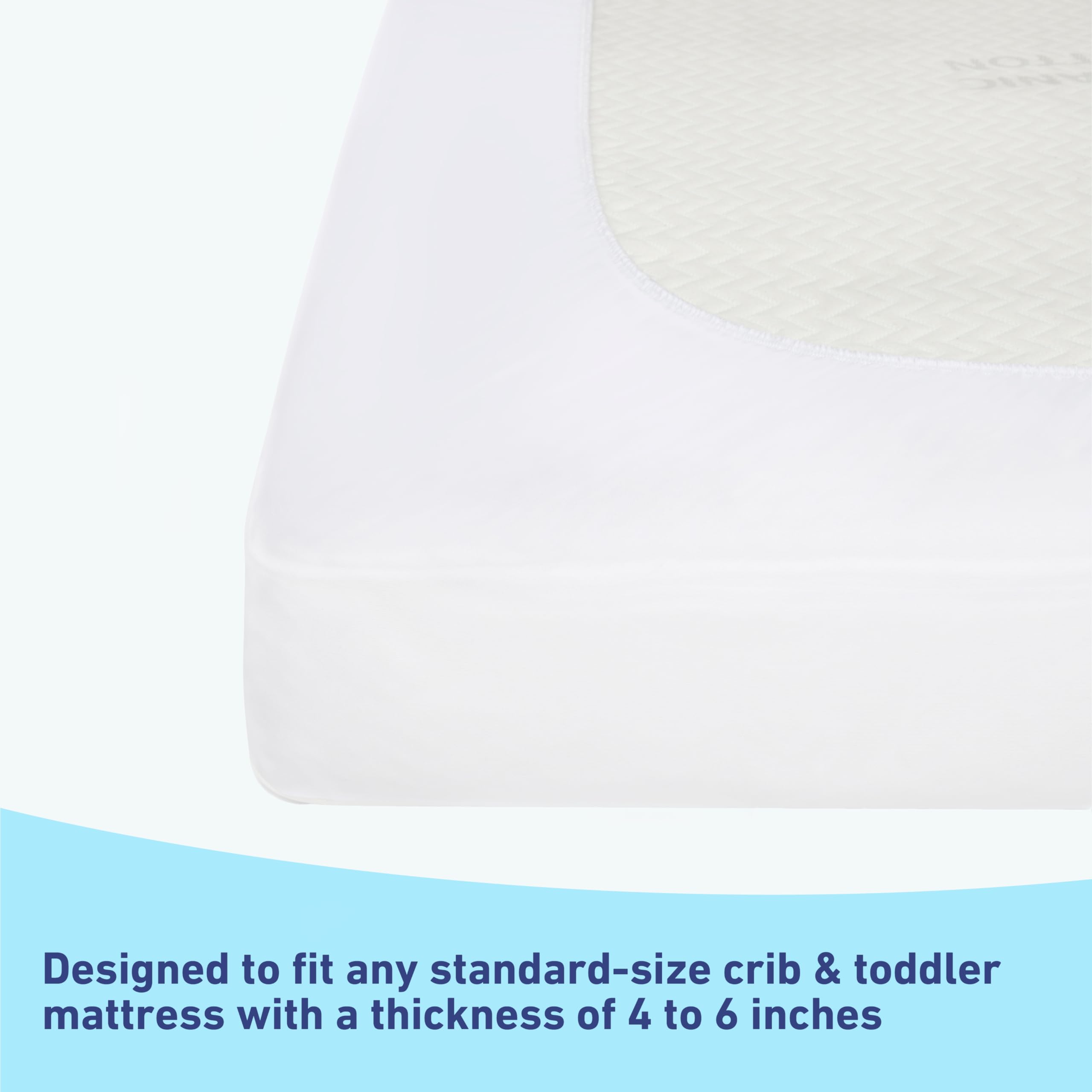 Graco Premium Crib Mattress & Waterproof Protector Set (2-Pack) - GREENGUARD Gold Certified Baby Crib Mattress & Toddler Mattress with Waterproof Cover - Fits Standard Cribs - Perfect for Nursery, Daycare & Travel Use