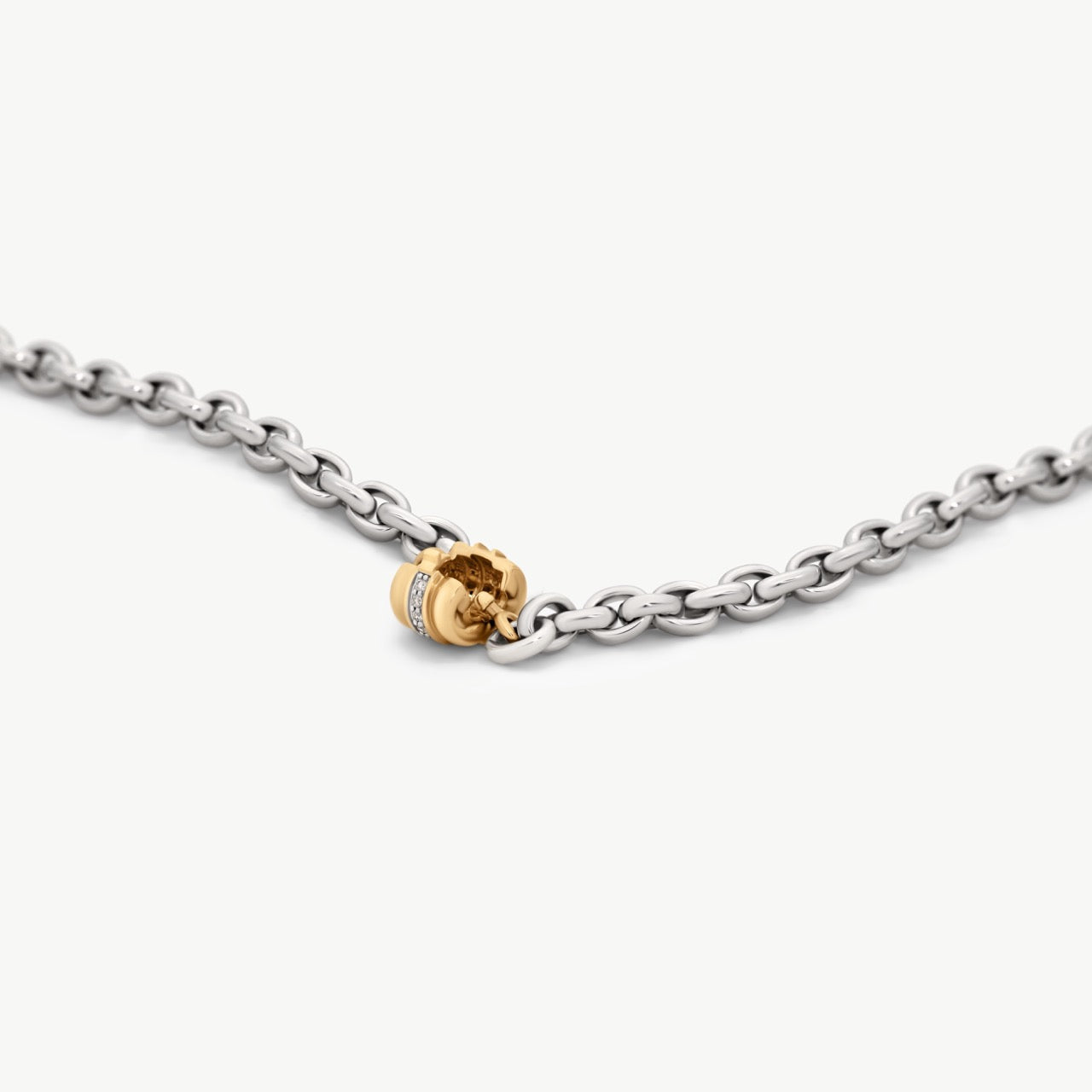 Golden Arc Necklace for Women - 14K Gold Plated Minimalist Pendant Necklace - Elegant Layering Jewelry for Everyday Wear, Gift Giving & Special Occasions