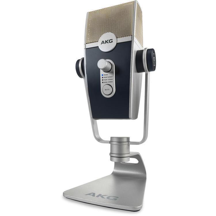 AKG Lyra Professional USB Condenser Microphone for Podcasting, Streaming & Recording - High-Quality Desktop Mic for PC, Mac & Home Studio