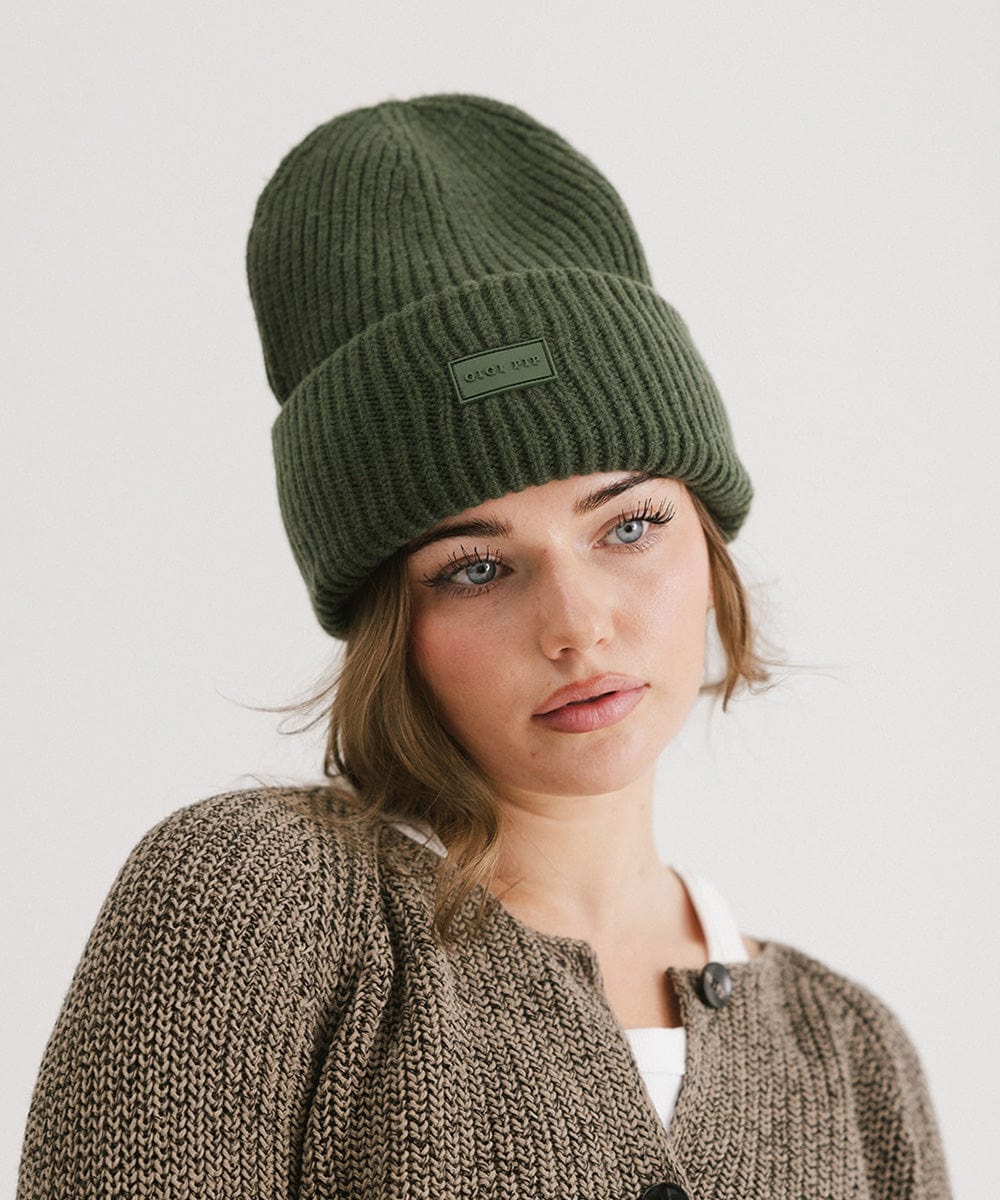 Gigi Merino Wool Beanie Hat for Women - Soft & Warm Winter Knit Cap - Perfect for Skiing, Hiking & Outdoor Activities