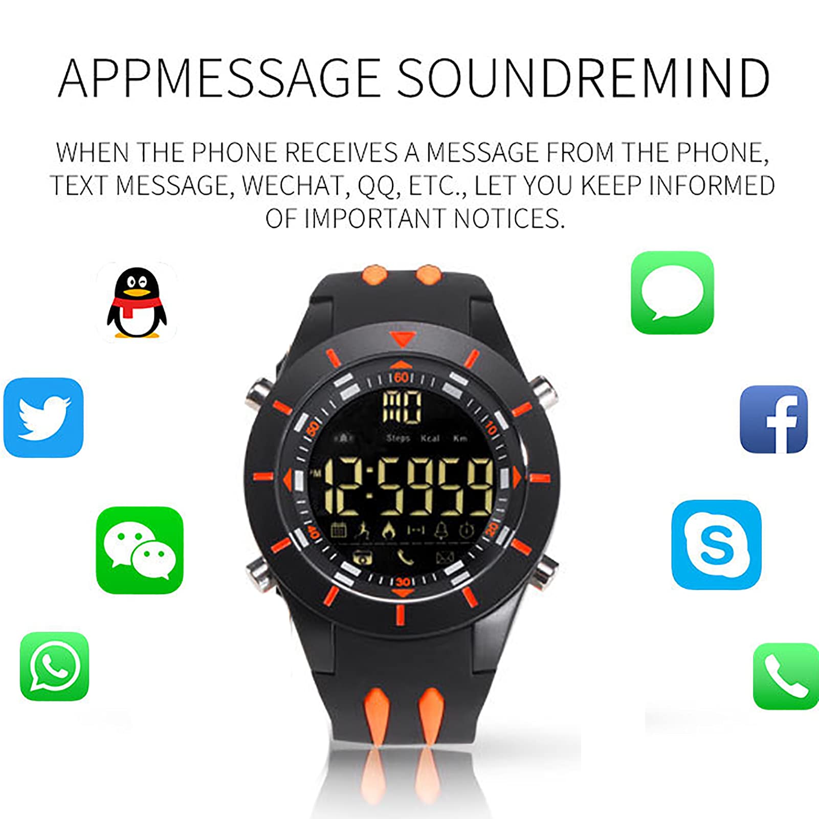 Smart Watch for Men - Multifunctional Fitness Tracker with Pedometer, Waterproof Sports Watch, Calendar & Heart Rate Monitor - Perfect for Running, Gym & Outdoor Activities