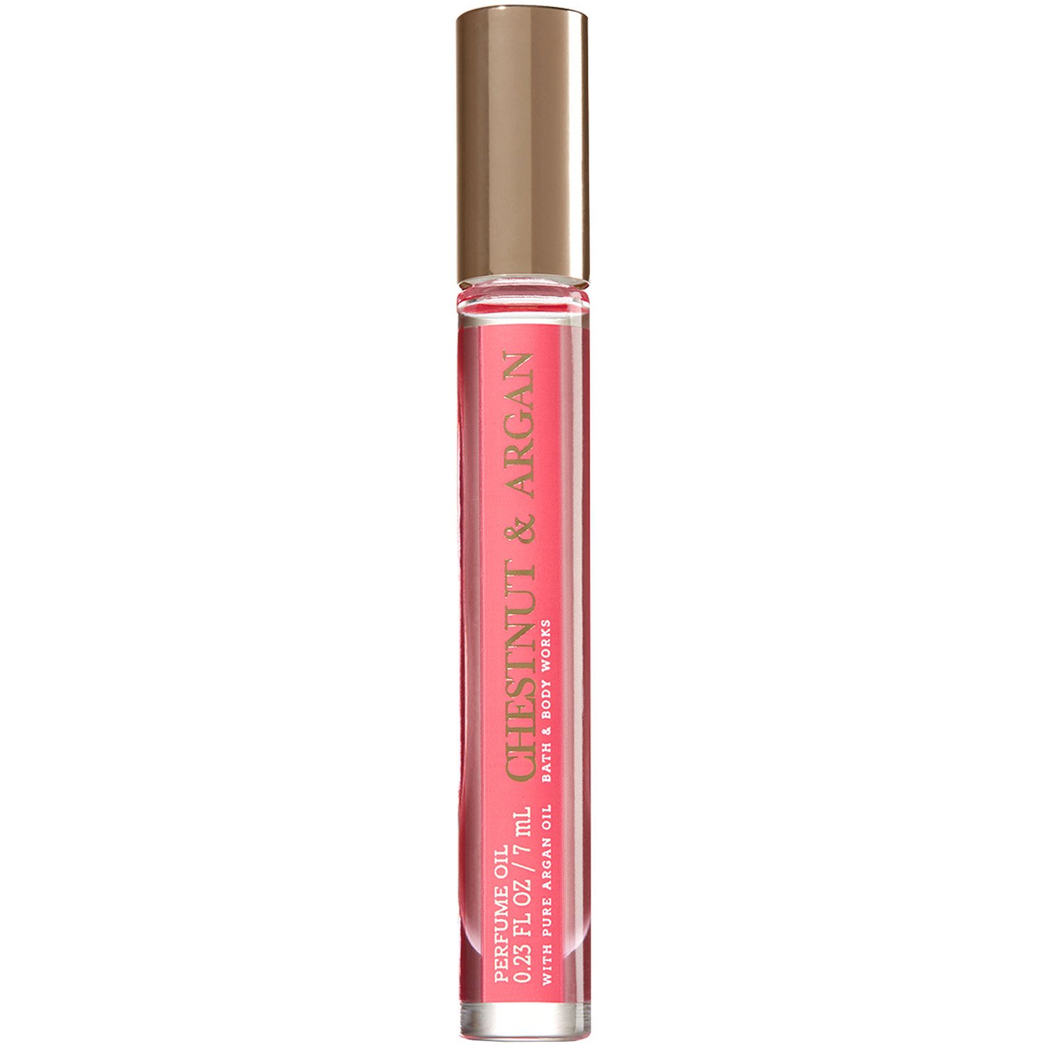 Bath and Body Works Chestnut & Argan Perfume Oil Rollerball - 0.23oz Travel Size Fragrance for Women, Long-Lasting Scent, Perfect for Daily Wear, Office, Date Night & On-The-Go