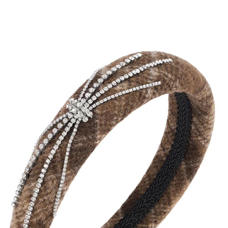 Vera Crystal Headband for Women - Elegant Rhinestone Hair Accessory for Parties, Weddings & Special Occasions