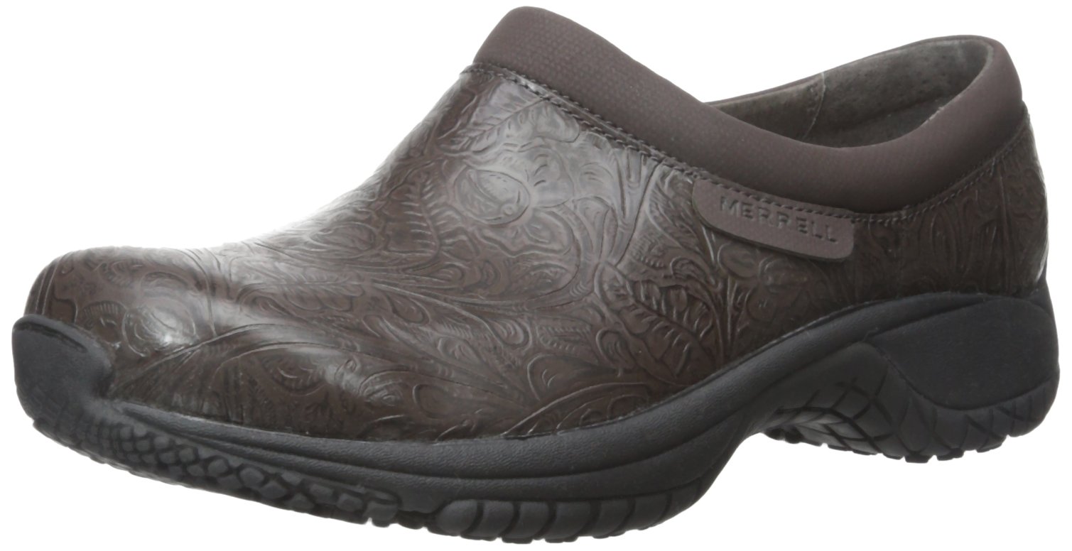 Merrell Women's Encore MOC PRO LAB-W Work Shoes - Slip Resistant & Comfortable Nursing Shoes for Healthcare Workers & Restaurant Staff