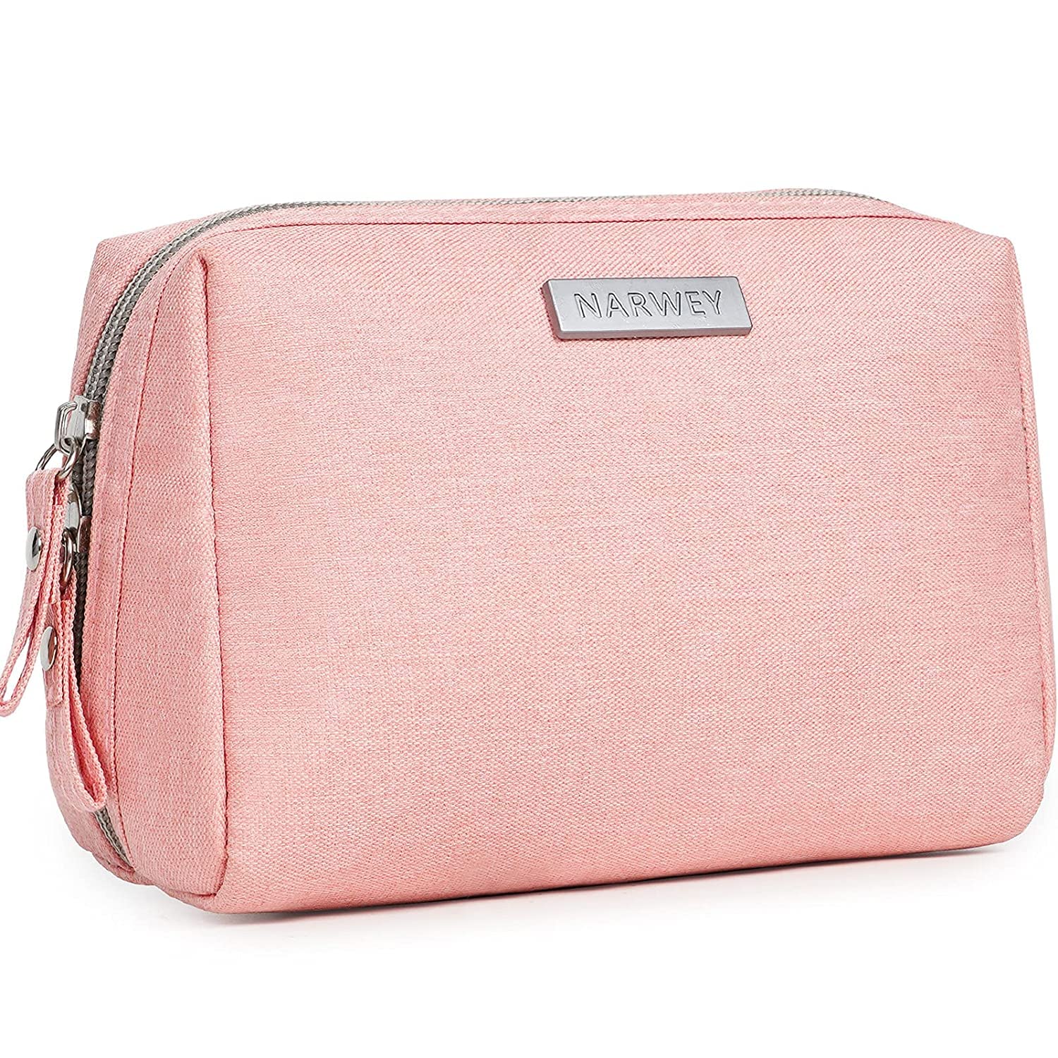 Small Pink Makeup Bag for Women & Girls - Mini Travel Cosmetic Pouch for Purse, Toiletry & On-the-Go Essentials | Perfect for Travel, Gym & Daily Organization