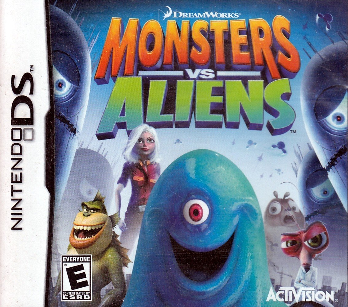 Monsters Vs. Aliens - Nintendo DS Game | Action-Adventure for Kids & Teens | Perfect for Travel & Family Game Nights