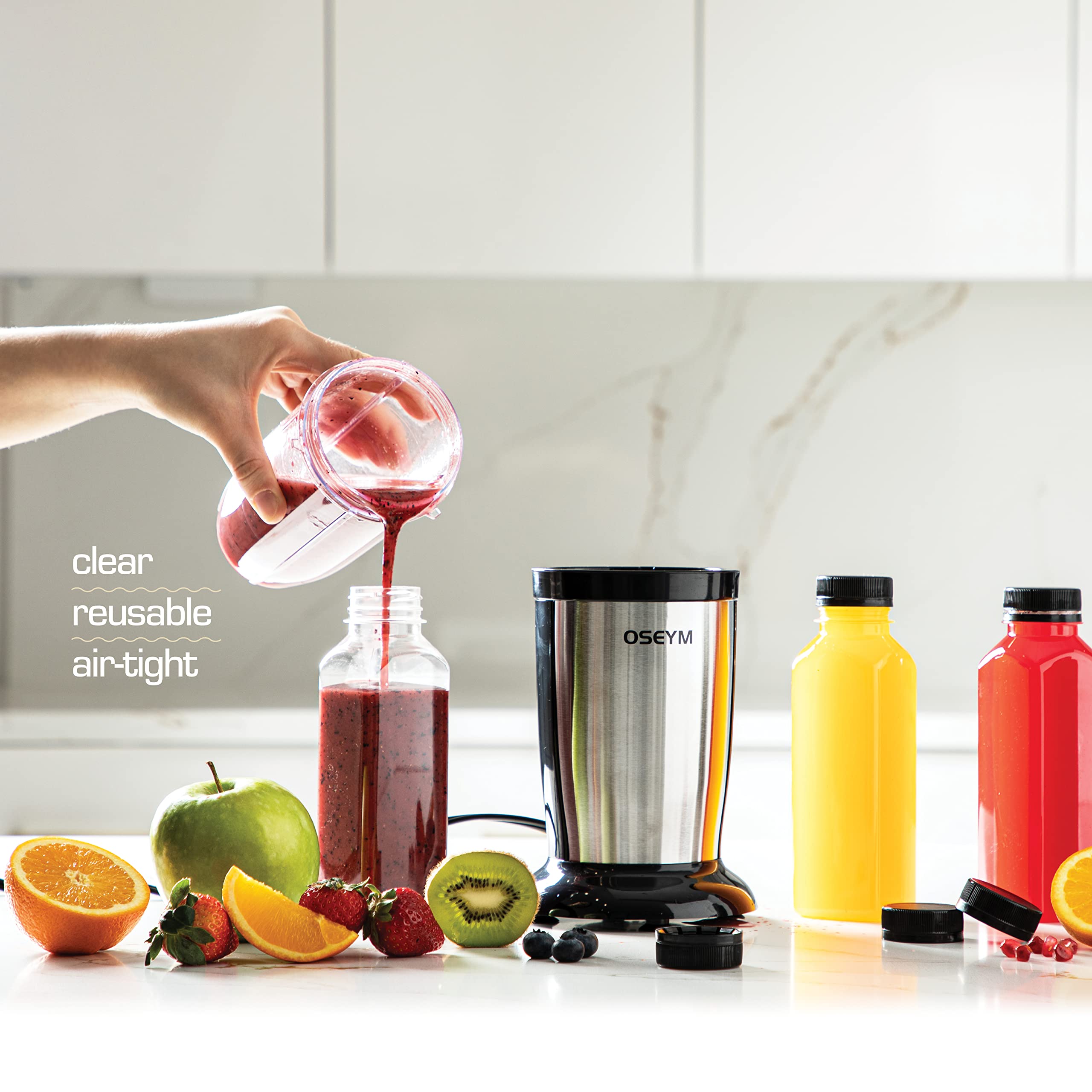 12oz 20pcs BPA-Free Juice Bottles with Tamper Evident Lids - Shatterproof, Leakproof & Recyclable Drink Containers for Juicing, Fridge Storage & Meal Prep - Made in USA Disposable Juice Bottles for Smoothies, Cold Brew & Healthy Snacks On-The-Go