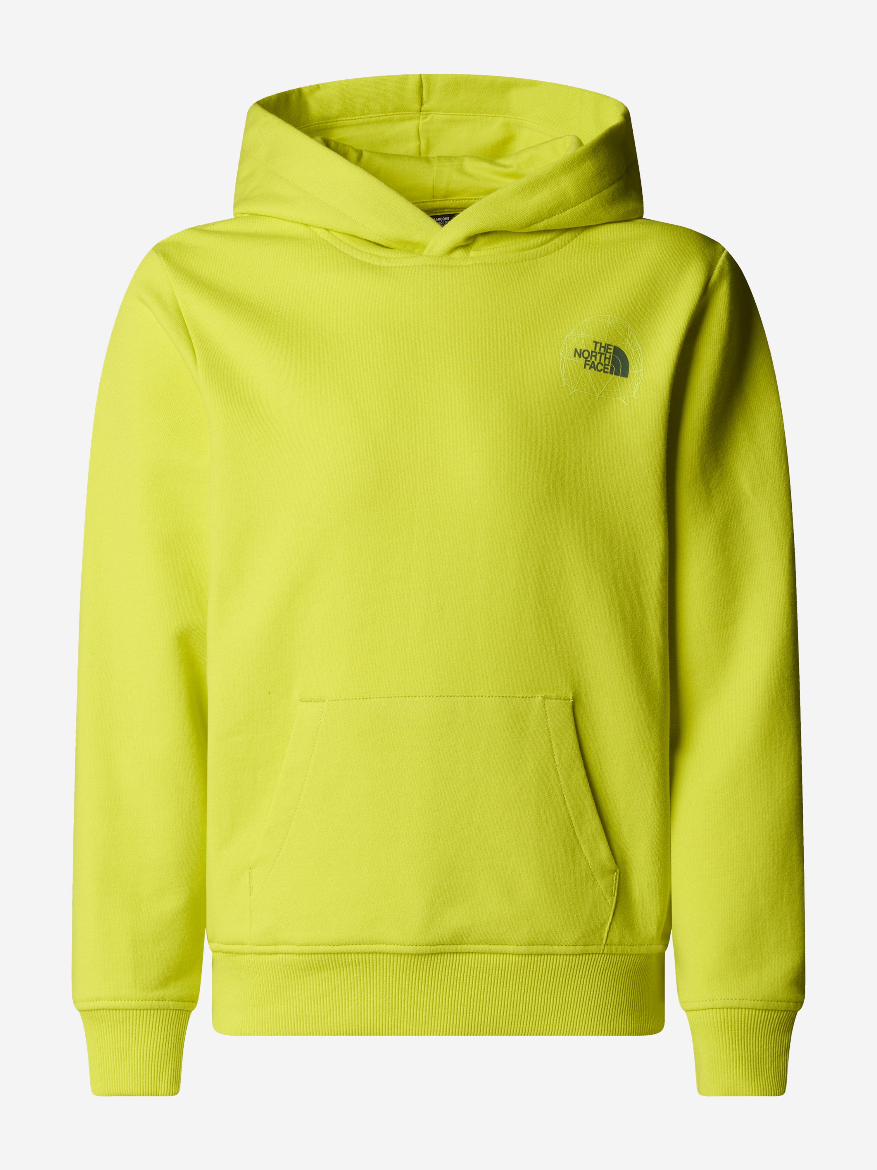 Boys Graphic Relaxed Hoodie in Yellow - Soft & Comfortable Pullover for Casual Wear, School & Outdoor Activities