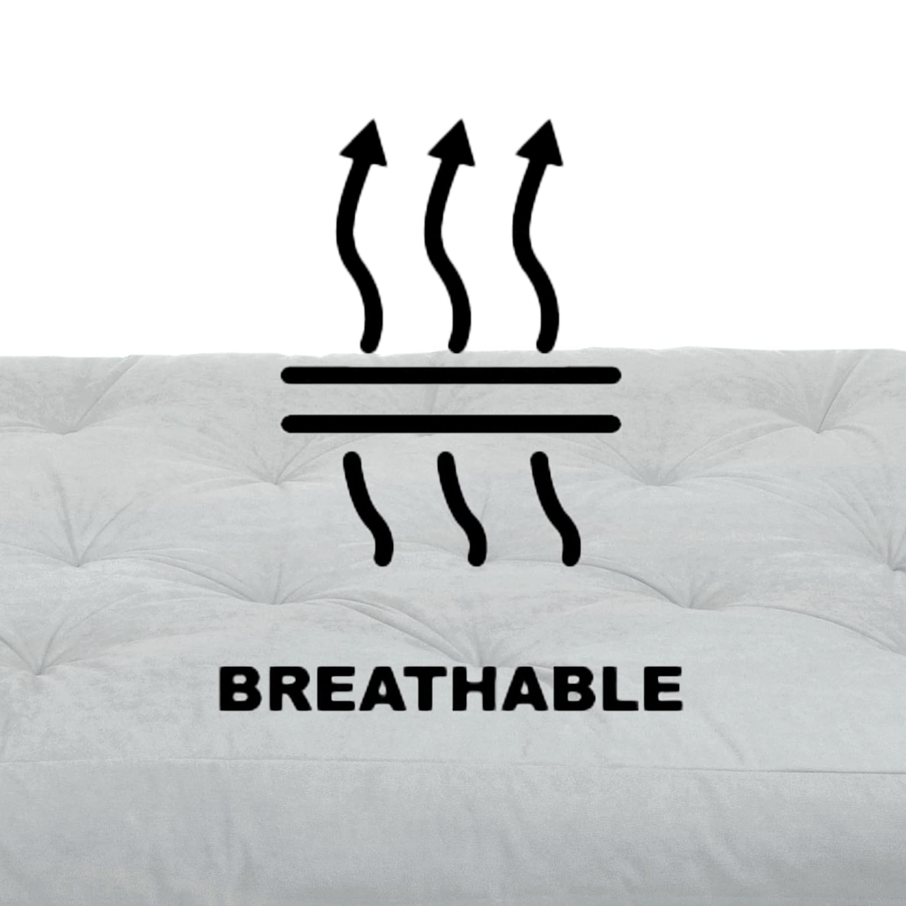 Premium Suede Futon Mattress - 8