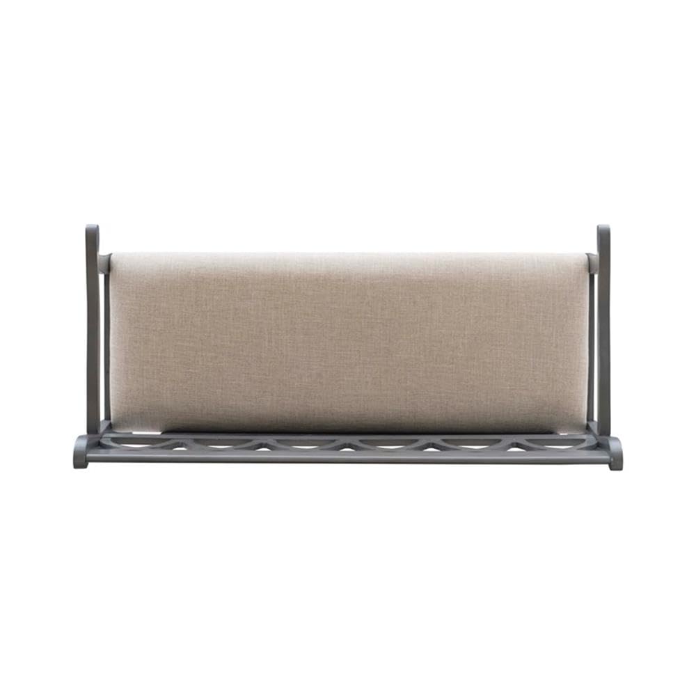 Pemberly Row Transitional Gray Wood Storage Bench - Stylish Entryway & Living Room Seating with Storage