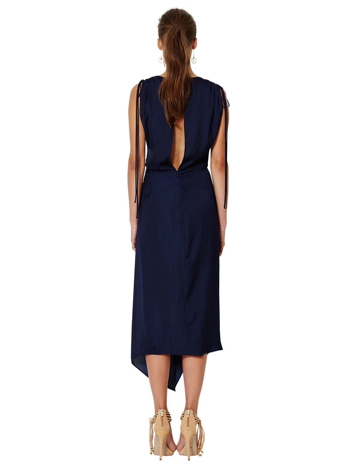 Blue Haze Plunge Neck Bodycon Dress for Women - Sexy Deep V Neck Party Cocktail Dress | Perfect for Night Out, Club, Date Night, and Special Occasions