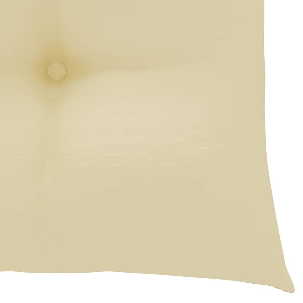 Premium 2-Pack Cream White Outdoor Chair Cushions - Thick Comfortable Fiber Fill Patio Seat Pads, Water-Resistant 15.7x15.7x2.8 Fabric - Perfect for Garden, Deck, Poolside & Patio Furniture