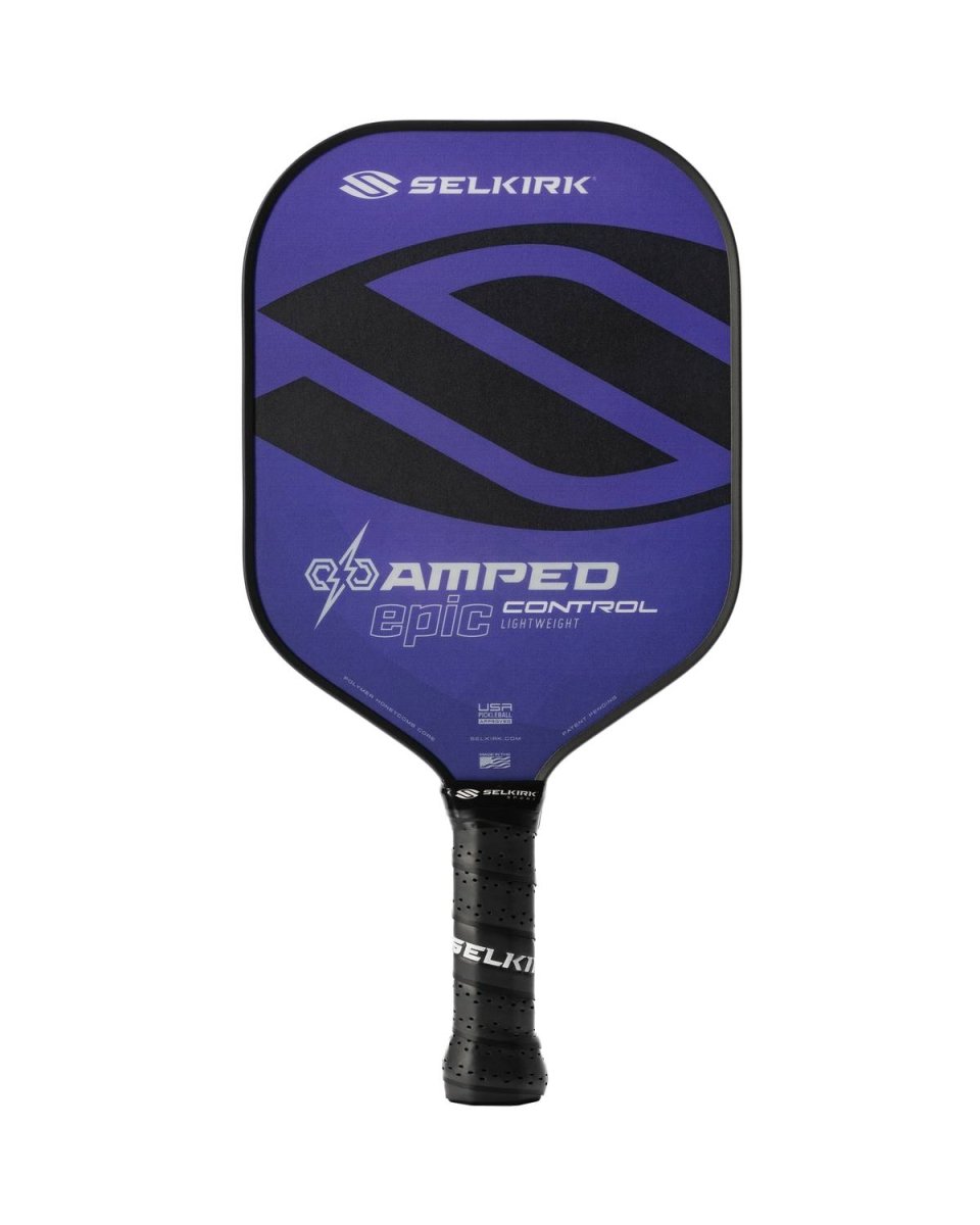 Selkirk Amped Control Epic Pickleball Paddle - Premium Graphite Paddle for Spin & Control - Perfect for Competitive Play & Recreational Games