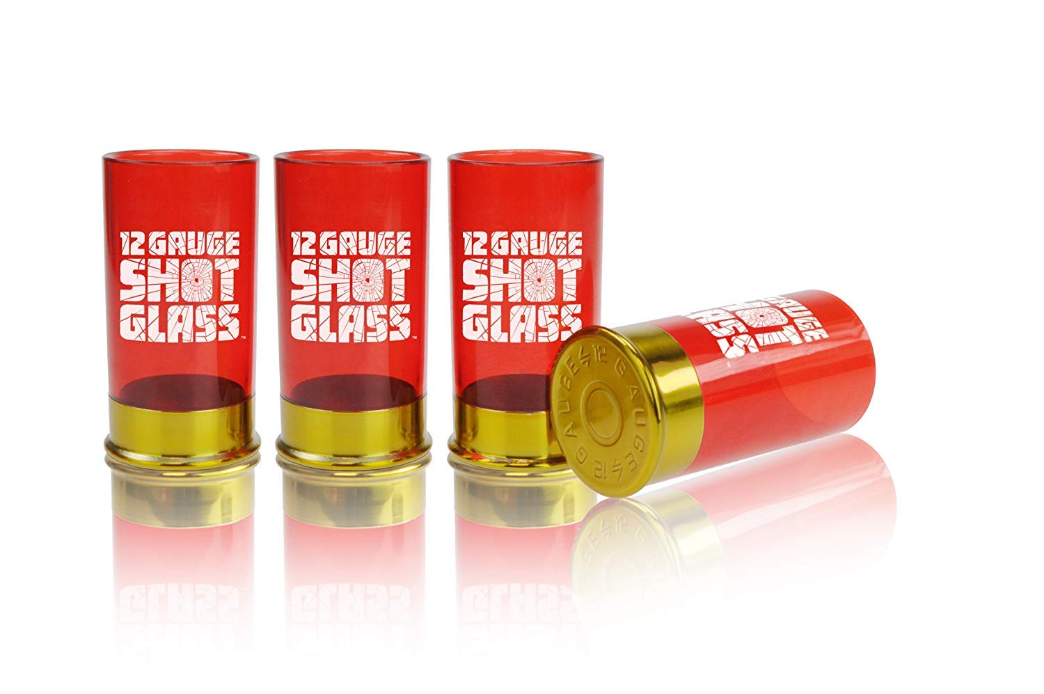 12 Gauge Red Plastic Shot Glass Shooter - Perfect for Parties, Tailgating & Hunting Trips - Fun Novelty Drinking Cup