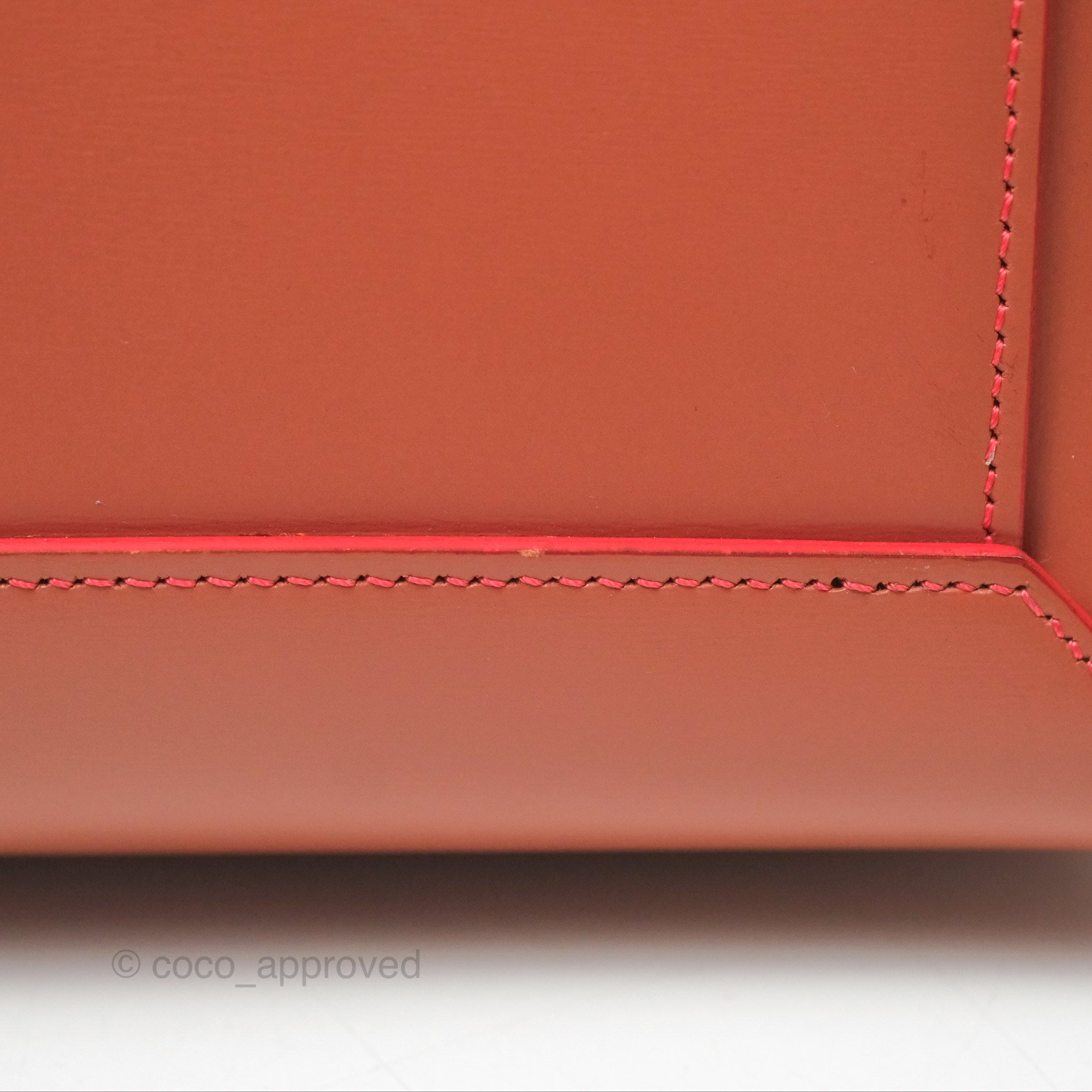Celine Micro Belt Bag in Terracotta | Smooth Leather with Gold Hardware | Perfect for Work, Travel & Everyday Use