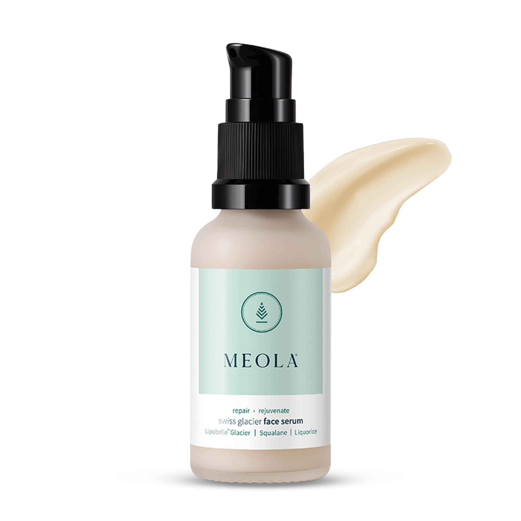 MEOLA Swiss Glacier Face Serum for All Skin Types - Hydrating, Brightening & Repairing with Niacinamide, Daisy Extract & Lipobelle Glacier | Anti-Inflammatory, Vegan & Cruelty-Free | Perfect for Daily Skincare Routine & Sensitive Skin Care