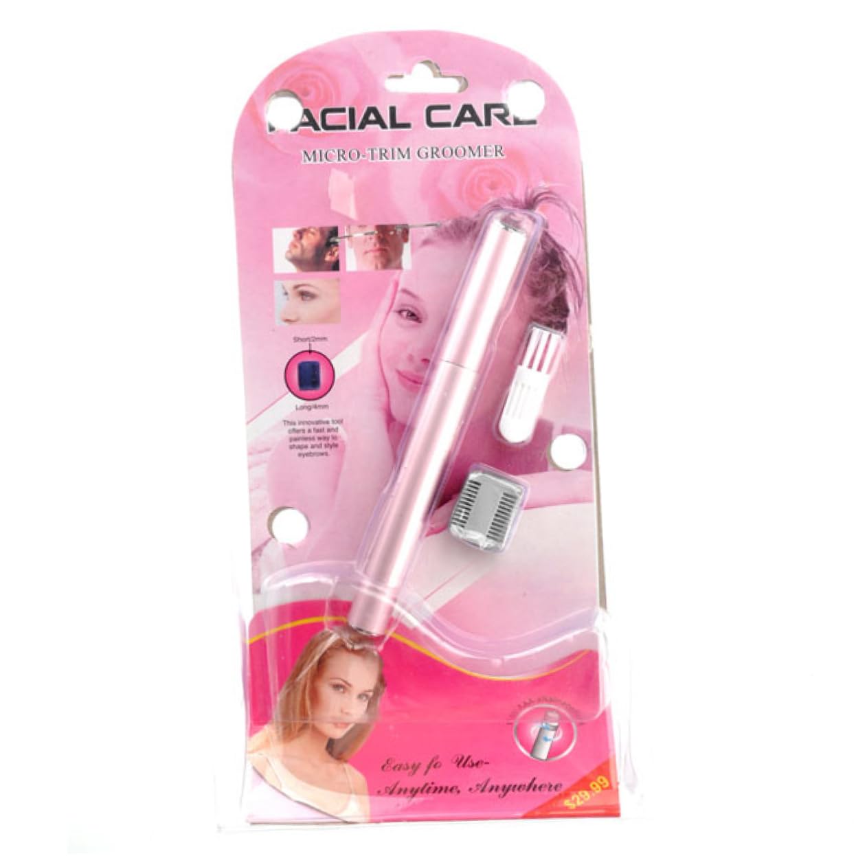 Rechargeable USB Hair Clipper & Eyebrow Trimmer Set with Storage Bag, Pink - Portable Grooming Kit for Travel, Home & Salon Use - Includes Handlebar Bag & Washable Seat Cushion