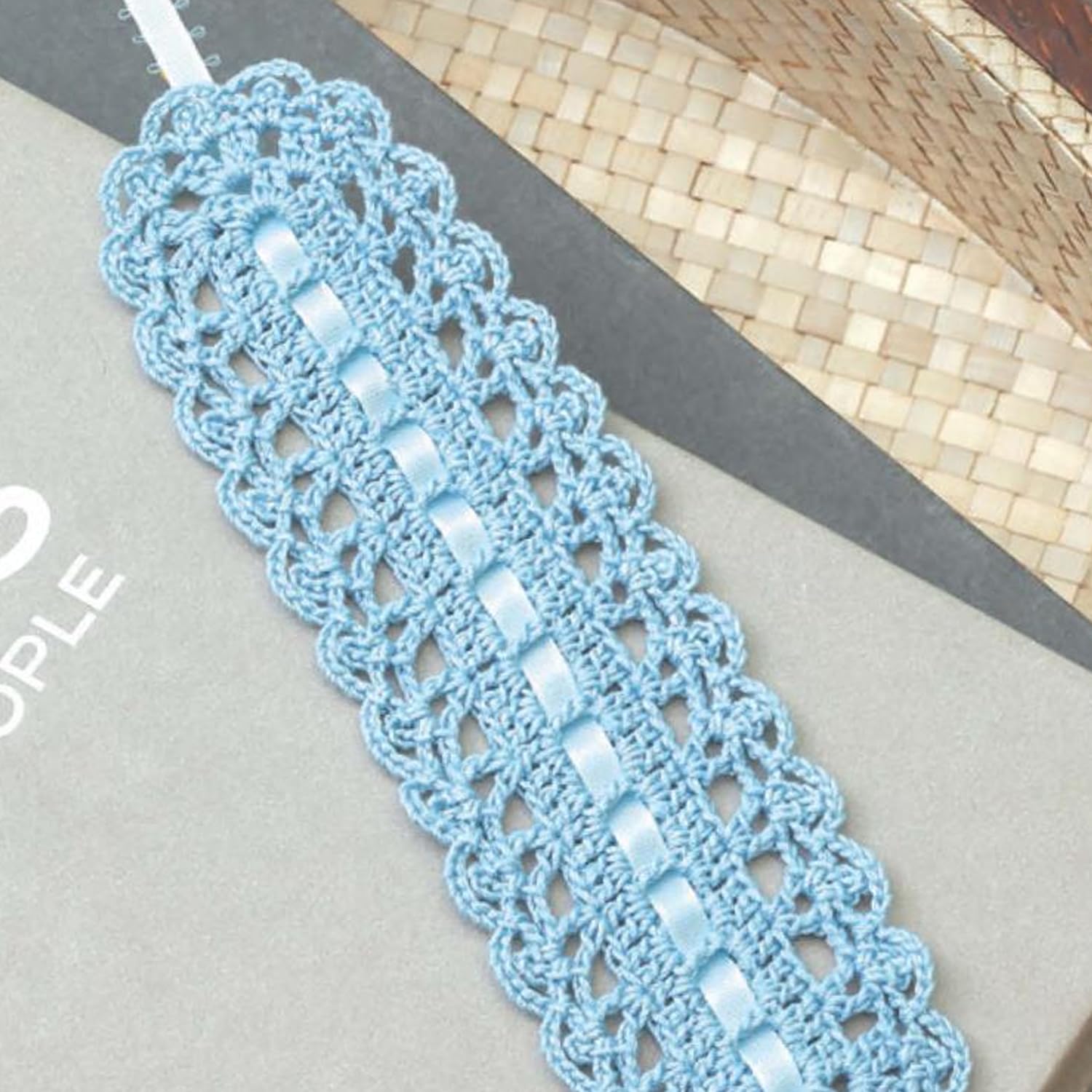 Premium Leisure Arts Crochet Thread Bookmarks - Handmade Book Page Markers for Readers & Book Lovers - Perfect Gift for Bookworms, Bible Study, and Journaling