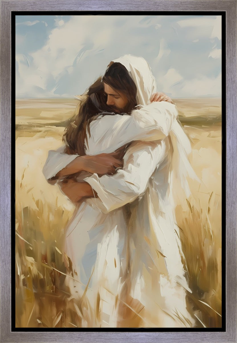 Arms of Mercy Gallery Wrap Canvas - Premium Handmade Wall Art for Home & Office Decor - Perfect for Living Room, Bedroom, and Gift Giving
