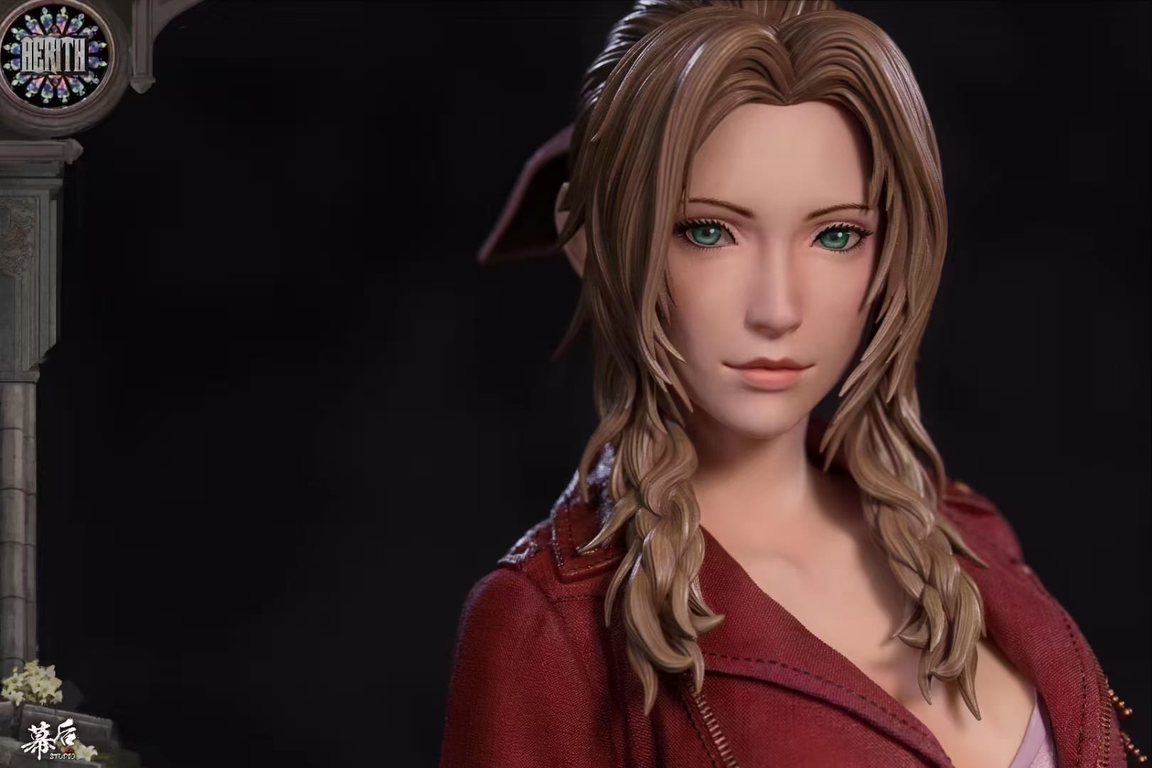 MH Studio Aerith Gainsborough Cosplay Costume - Final Fantasy VII Remake Outfit for Halloween, Anime Conventions & Themed Parties