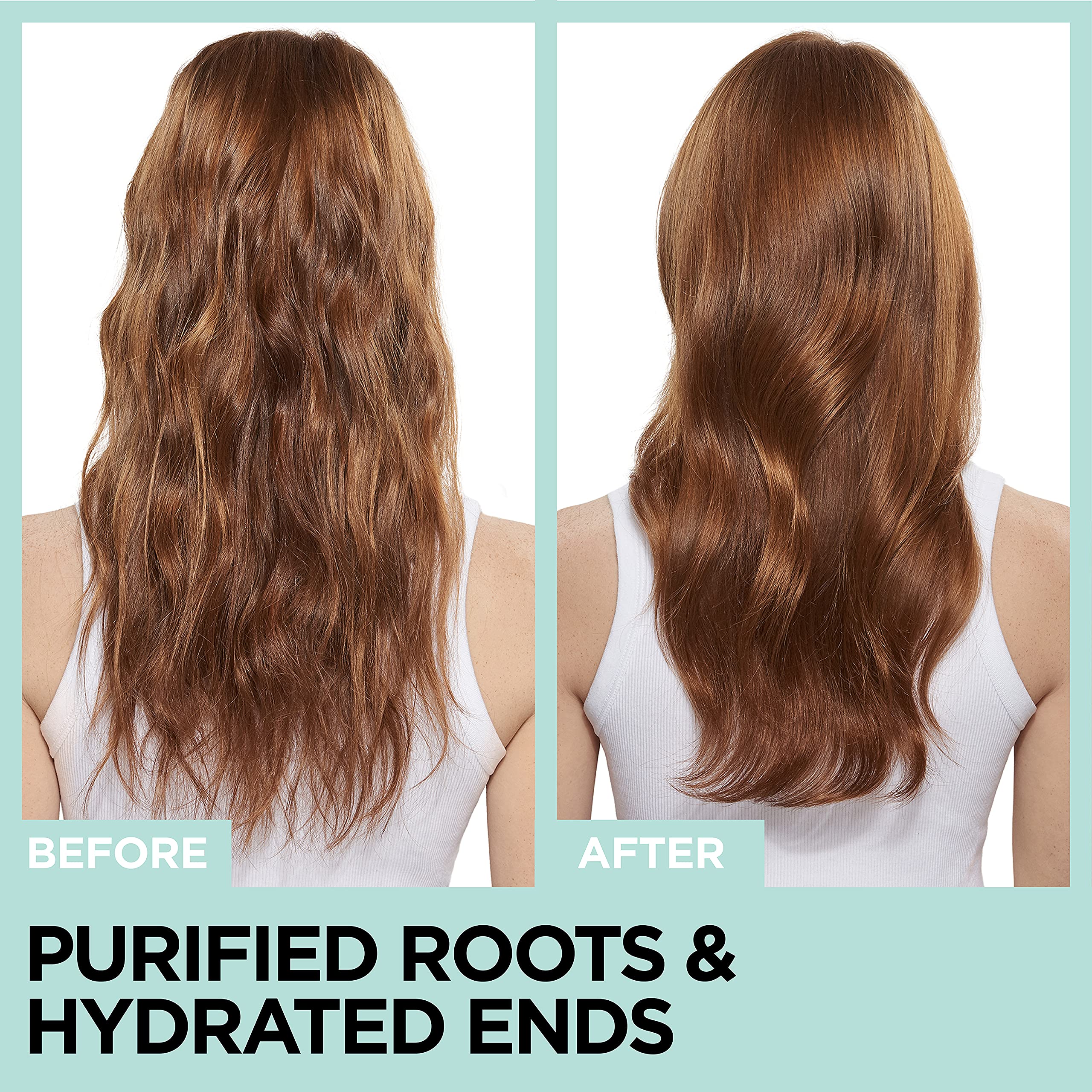 L'Oreal Paris Elvive Extraordinary Clay Rebalancing Conditioner for Oily Roots & Dry Ends - 12.6 fl oz Hydrating Hair Treatment (Packaging May Vary) | Perfect for Daily Use & Color-Treated Hair
