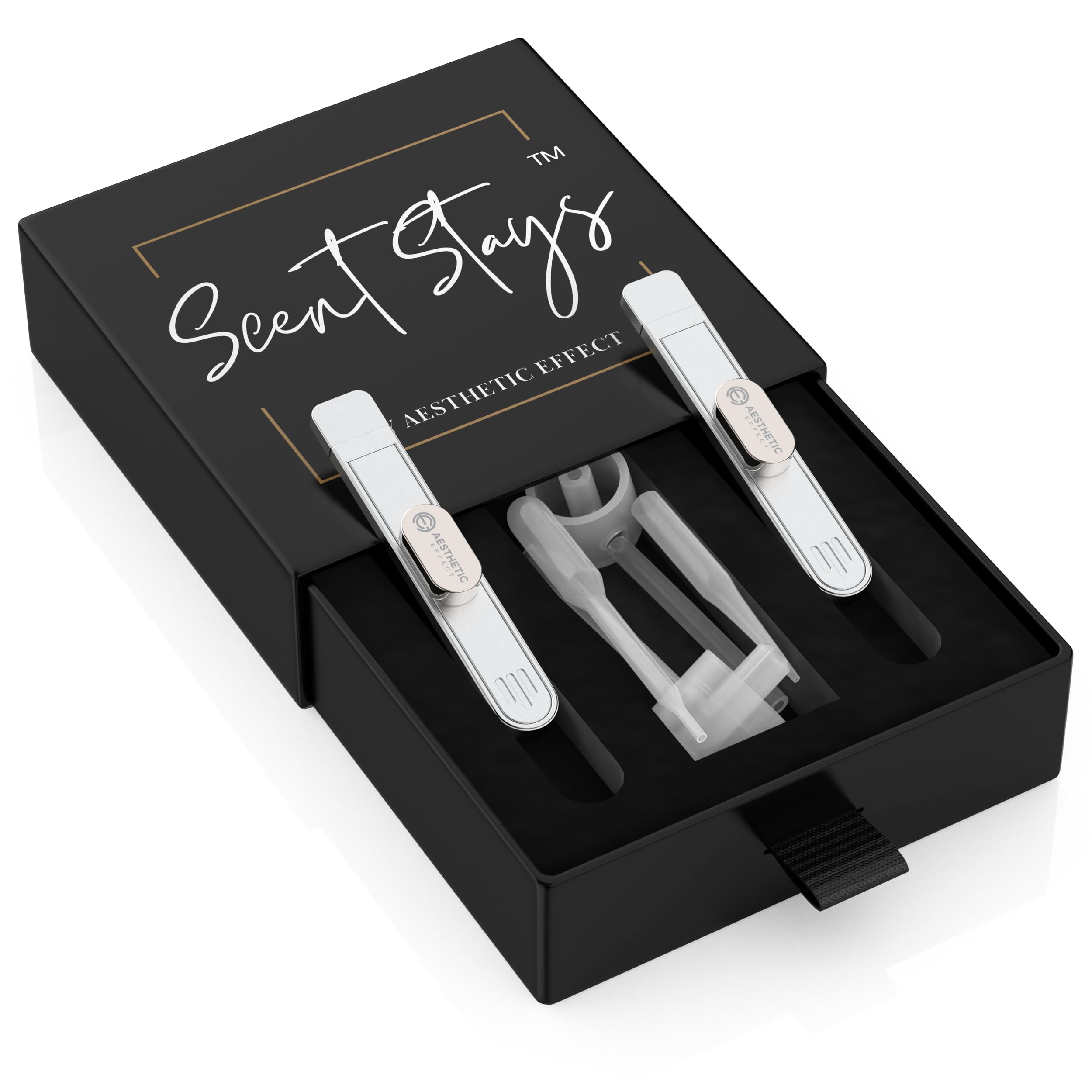 Premium Cologne Collar Stays - Adjustable Wearable Fragrance Holder for Men | Essential Oil Diffuser & Perfume Emitter | Perfect for Work, Dates & Special Occasions