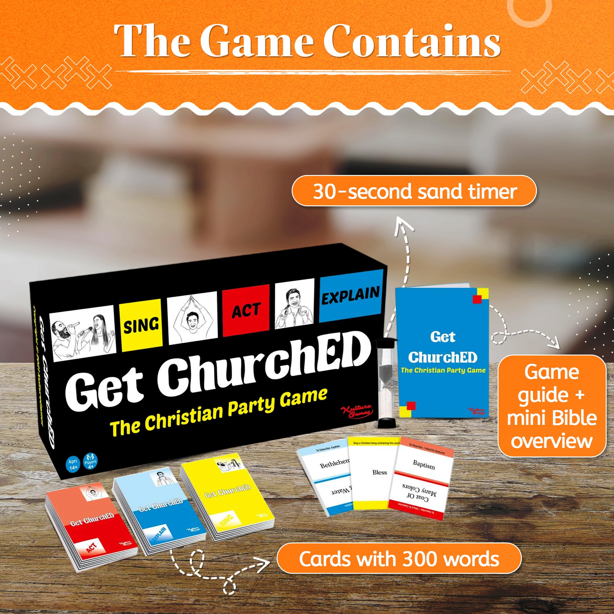 Christian Party Game - ChurchED for Family & Youth Groups | Bible Trivia & Charades