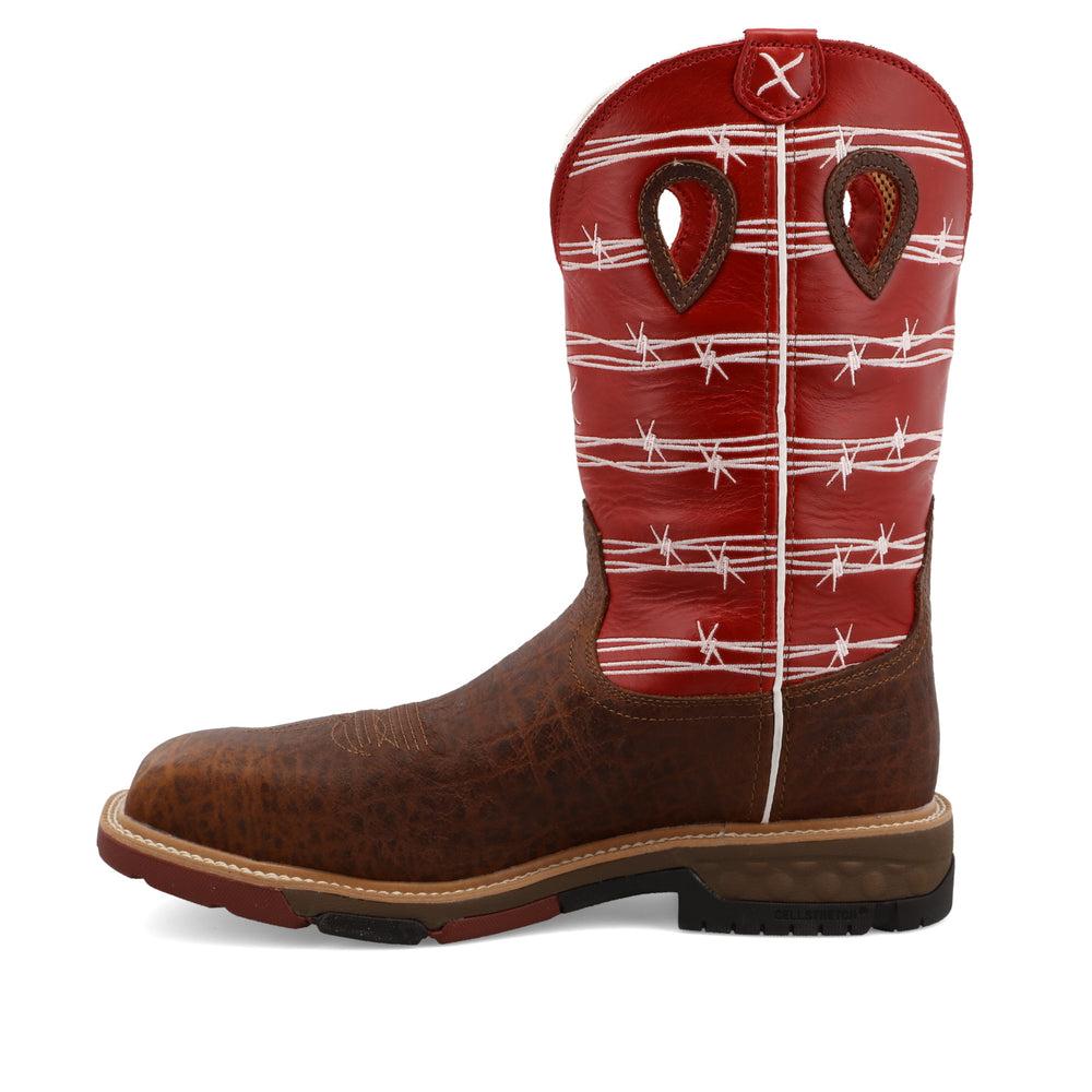 Men's 12 Western Work Boots - Durable Cowboy Boots for Ranch Work & Outdoor Activities | Perfect for Rodeo, Hiking & Construction