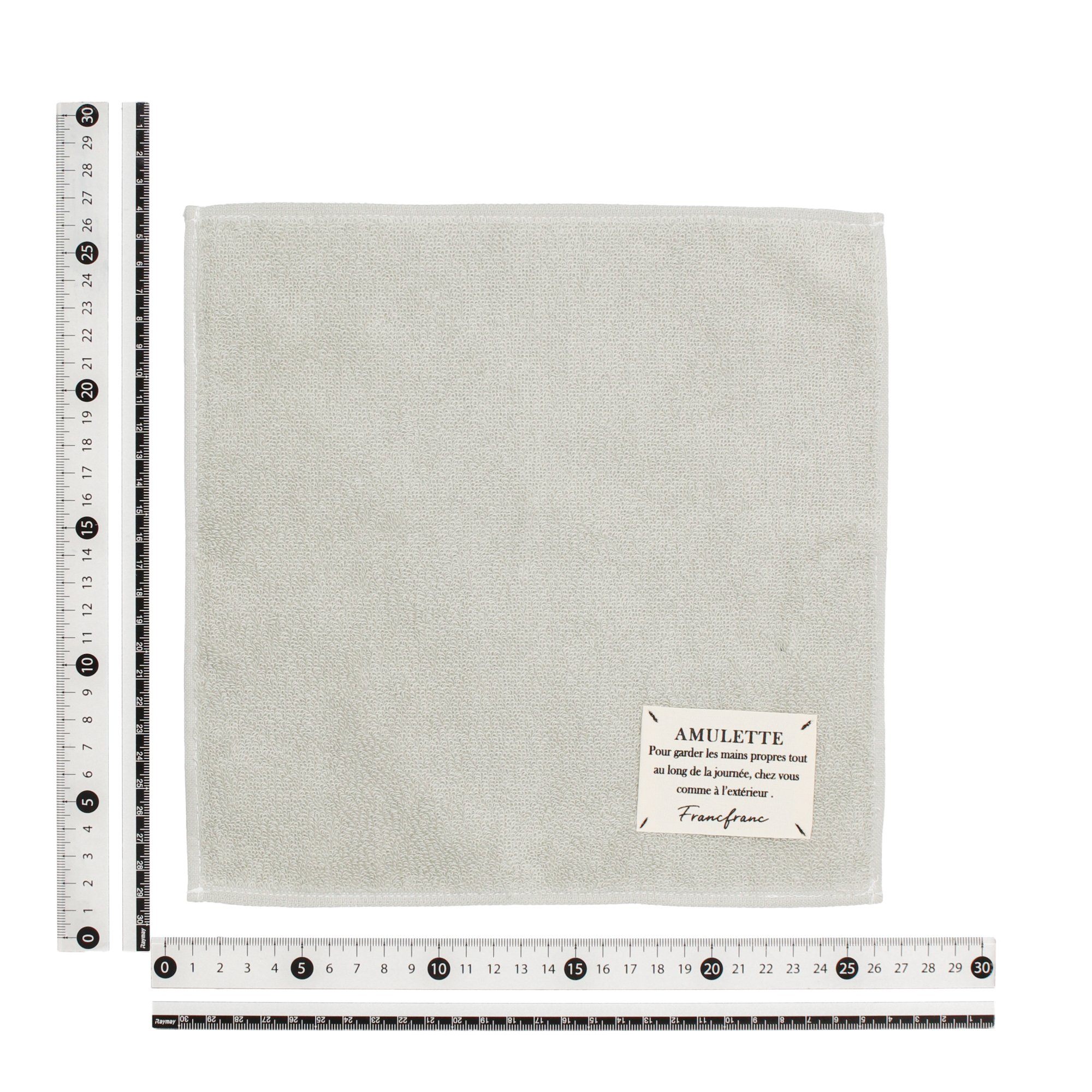 Premium Gray Amulet Handkerchief Towel - Soft & Absorbent for Travel, Gym, and Everyday Use