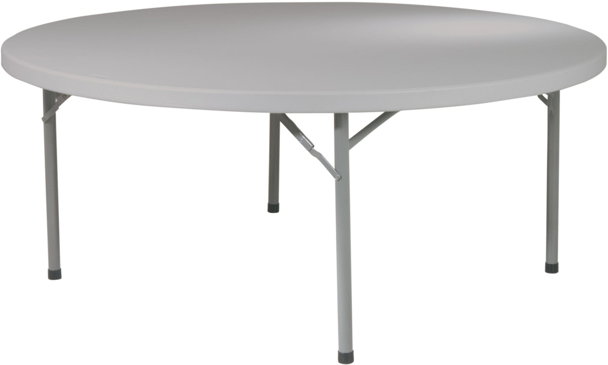 Office Star Round Resin Multi-Purpose Table [BT60Q] - Perfect for Home Office, Conference Rooms, and Outdoor Patio Use