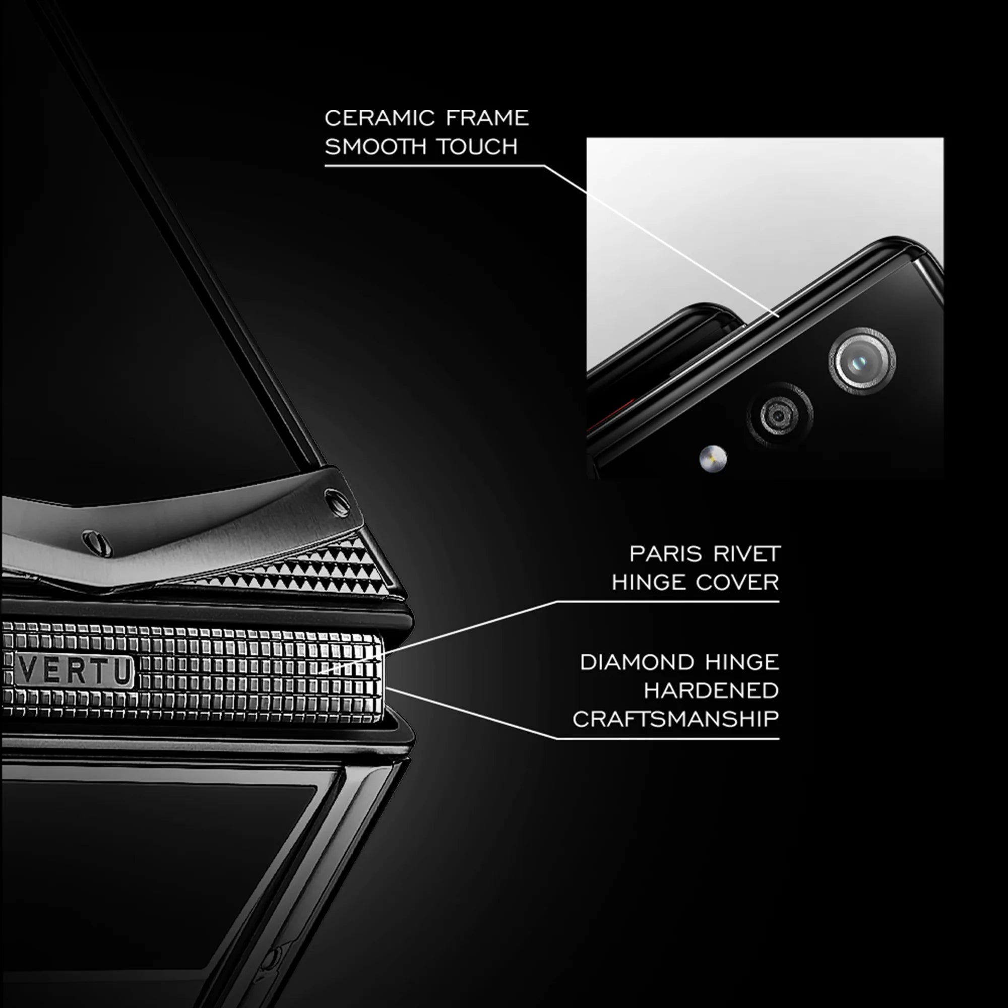 Quantum Flip Cyber Titanium Smartphone - Exclusive Limited Edition Package | Premium Durability & High Performance for Business & Gaming