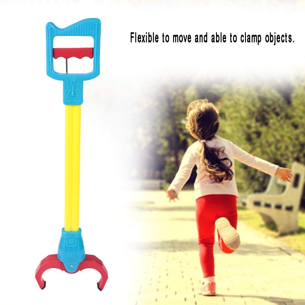 VGEBY1 Kids Robot Arm Claw Toy - Interactive Grabber Reacher Toy for Children, Yellow Intelligence Toy with Extendable Stick - Perfect for Playtime, STEM Learning & Hand-Eye Coordination Training