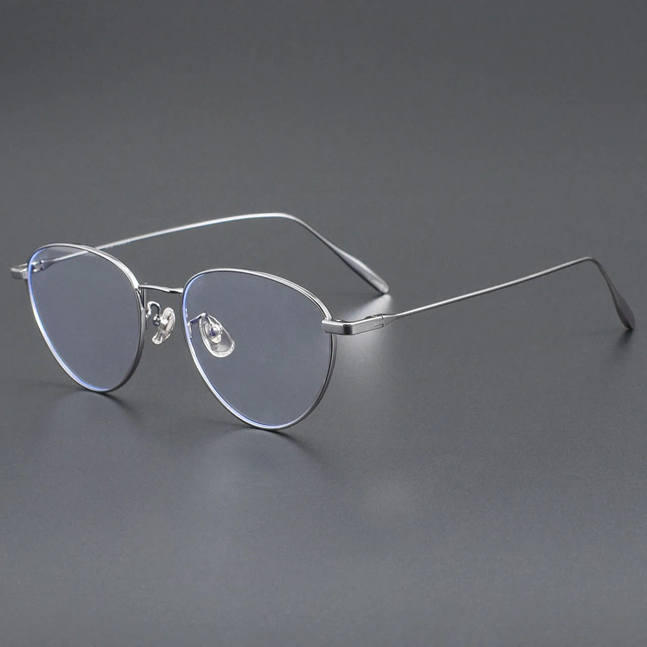 Stylish Unisex Titanium Square Oval Cat Eye Eyeglasses Frame 308 - Lightweight & Durable for Men & Women | Perfect for Reading, Work, and Fashion Accessories