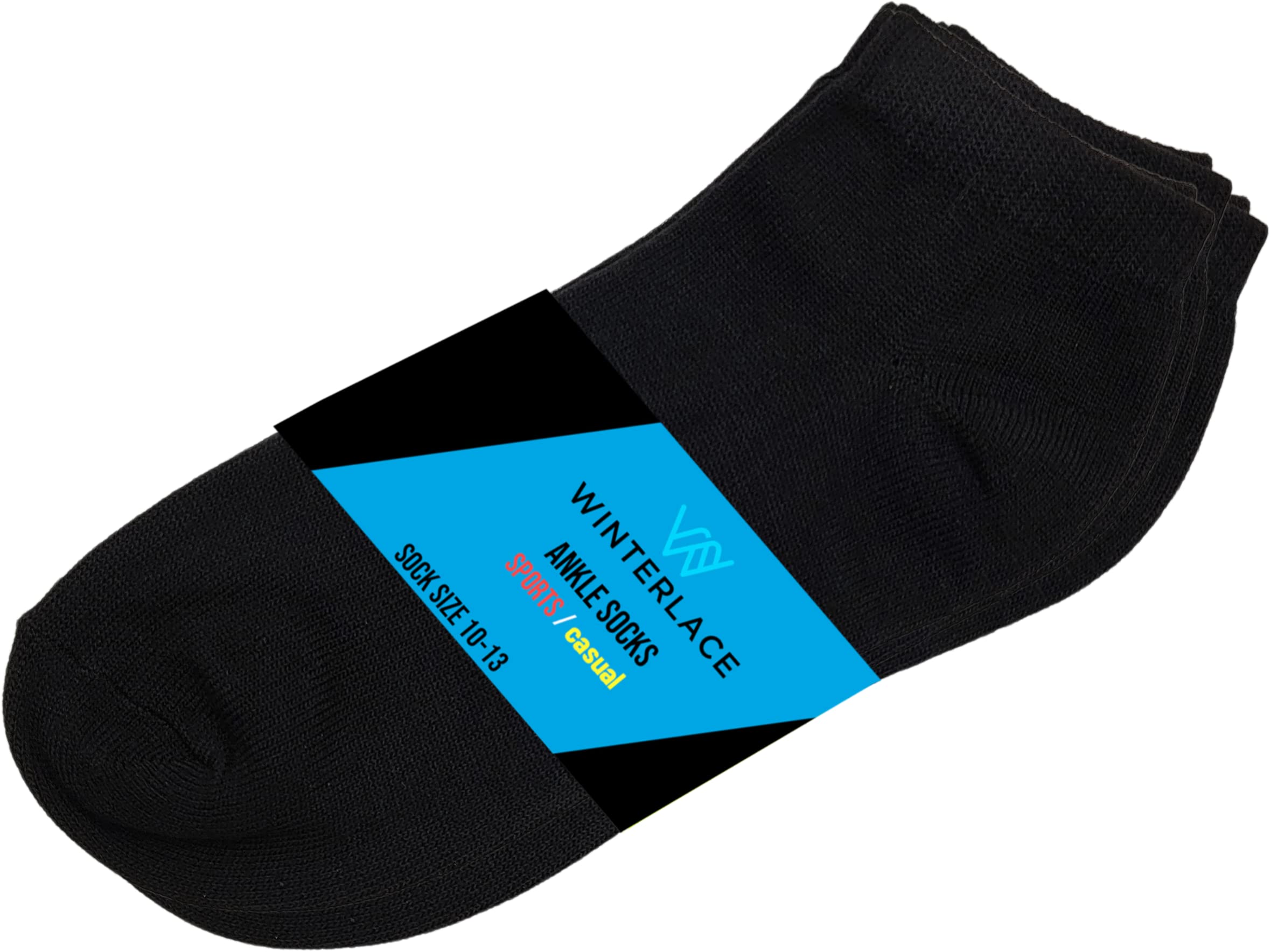 960 Pairs Winterlace Men's Ankle Socks - No Show Low Cut Casual Socks Bulk Pack for Wholesale | Perfect for Gym, Work & Everyday Wear