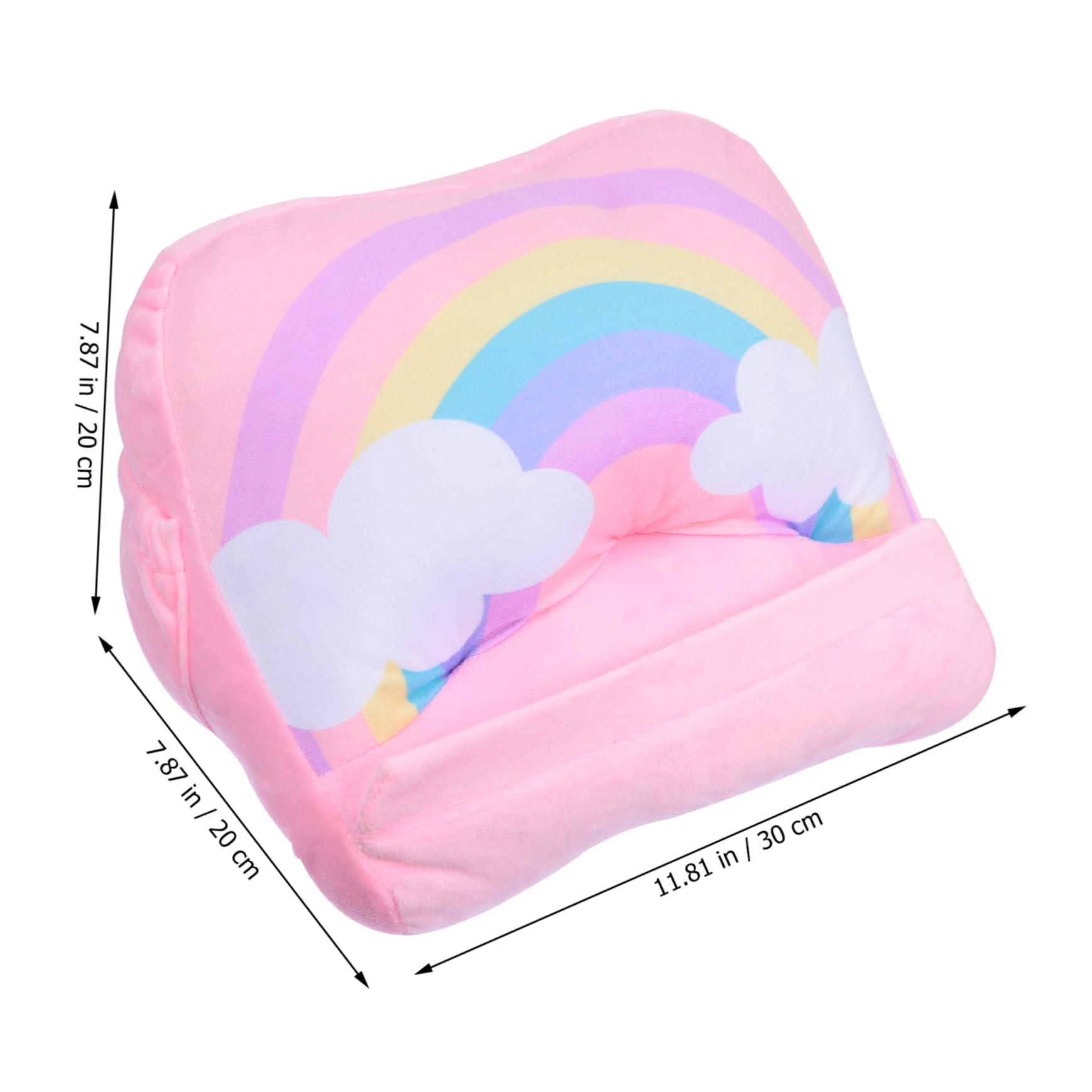 Mikikit Bed Wedge Pillow with Tablet & Phone Holder - Adjustable Stand for Reading, Watching, or Working in Bed, Office, or Sofa - Perfect for Hands-Free Entertainment & Work Comfort