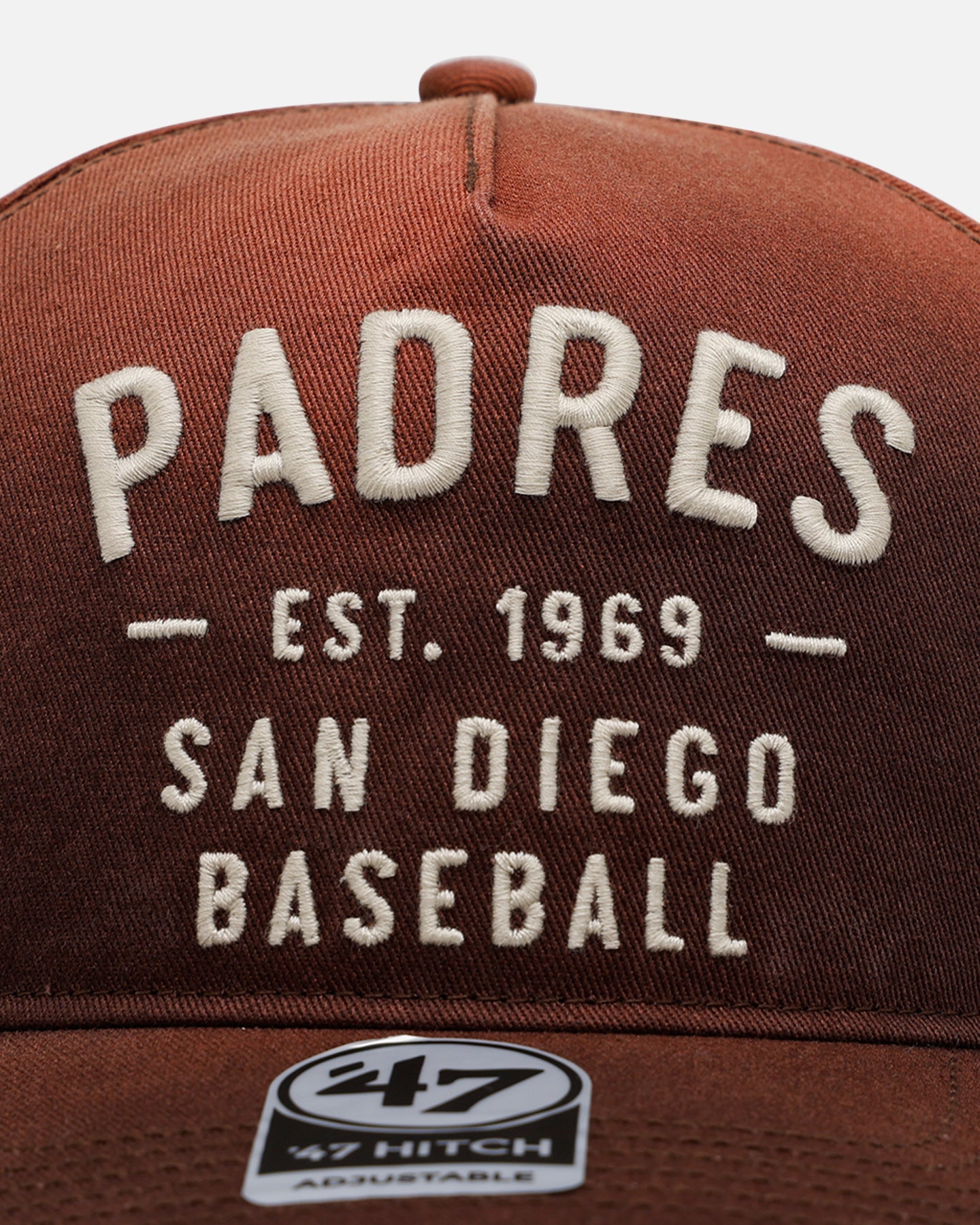 47 Brand San Diego Padres 'Dusted' 47 Hitch Snapback Brown Hat - Adjustable Baseball Cap for Men & Women - Perfect for Sports Games, Outdoor Activities & Casual Wear