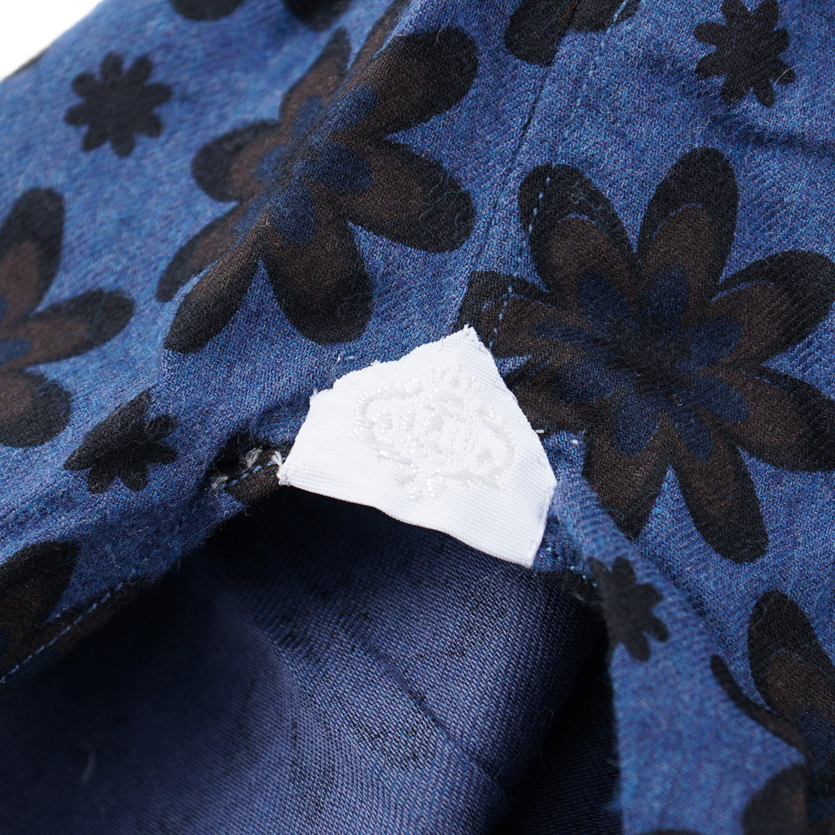 Luigi Borrelli Floral Print Chambray Shirt for Men | Stylish Casual Button Down Shirt | Perfect for Summer Outfits, Beach Vacations & Date Nights