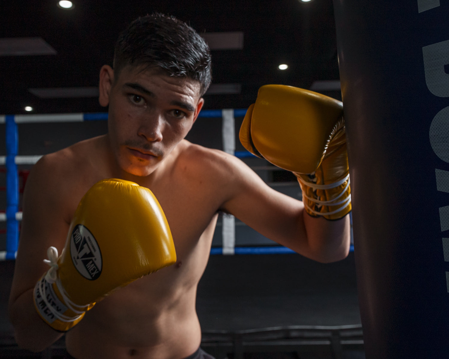 Pro Mex Professional Lace-Up Sparring Boxing Gloves V3.0 - Premium Training Gloves for MMA, Kickboxing & Muay Thai - Ideal for Competition, Gym Workouts & Martial Arts Practice