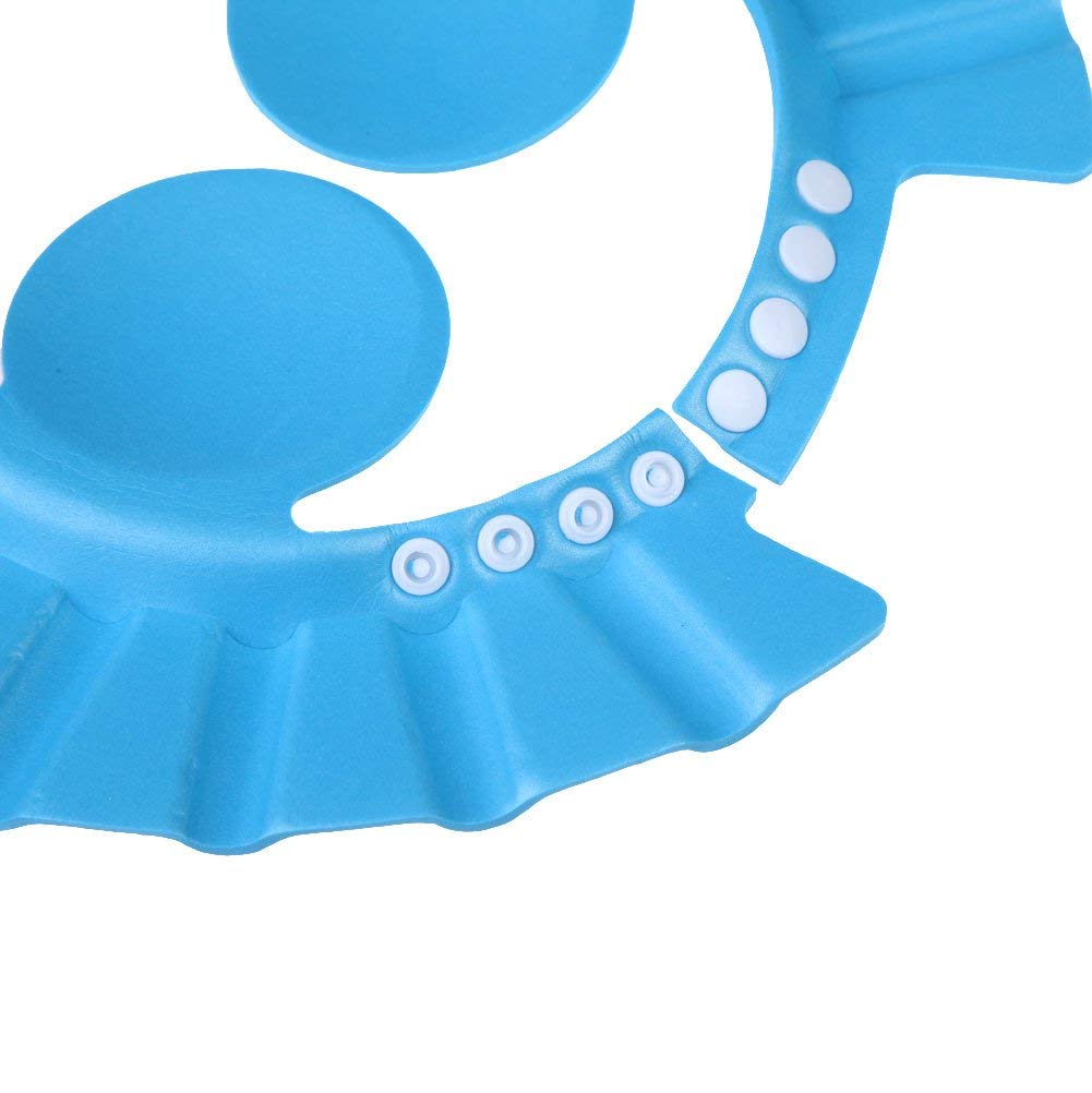 Adjustable Soft Baby Shower Cap for Safe Hair Washing - Waterproof Eye & Ear Protector for Toddlers & Kids - Perfect for Bath Time, Swimming Lessons & Sensitive Skin Care