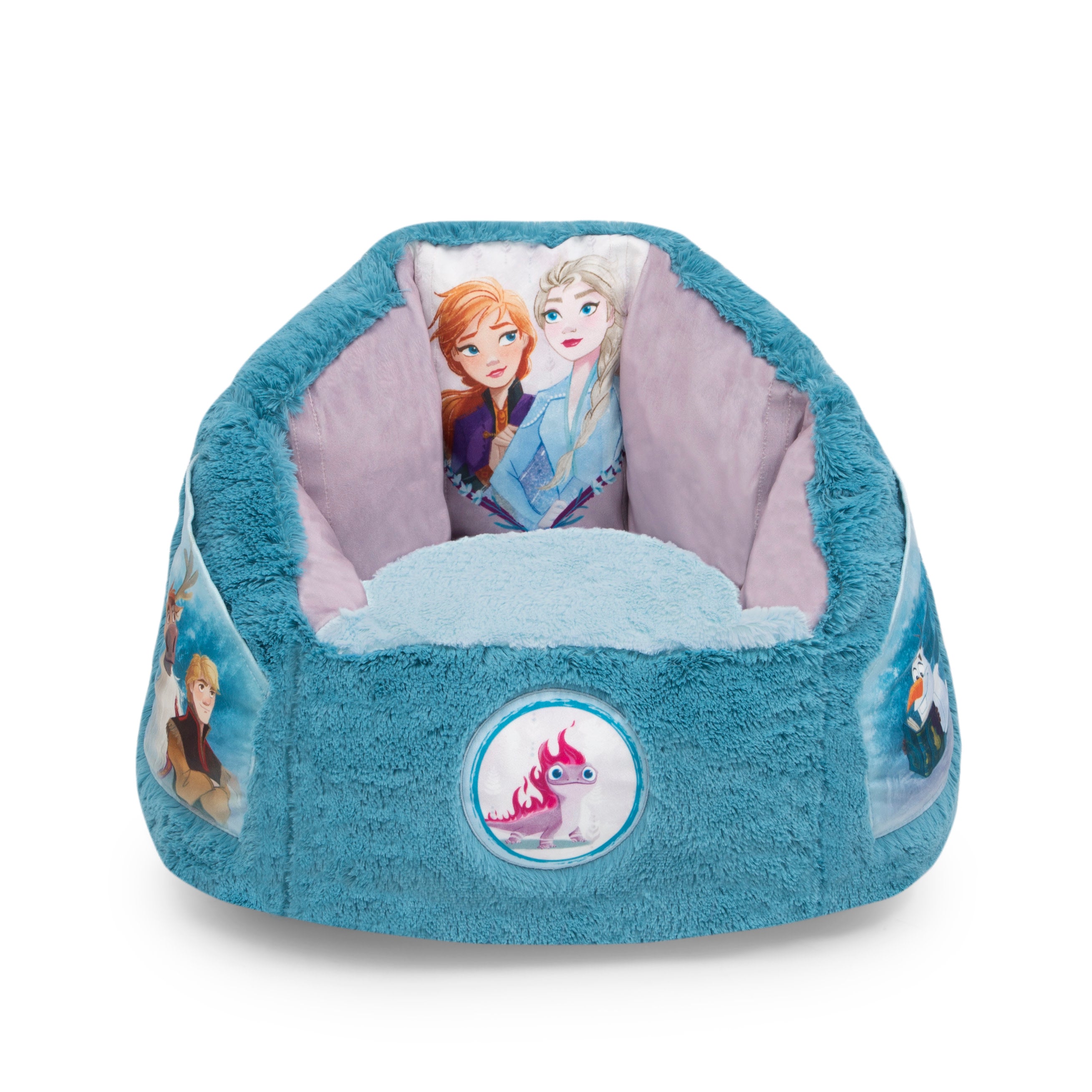 Cozy Frozen Themed Fluffy Chair for Toddlers - Soft & Comfortable Kids Armchair (Ages 2-6) - Perfect for Bedrooms, Playrooms & Reading Nooks
