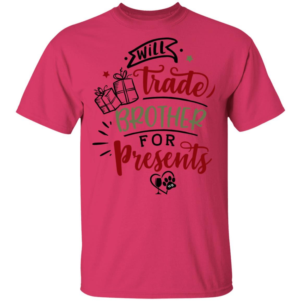 WineyBitches.Co Funny Sibling Gift T-Shirt - 5.3 oz Cotton Tee - Perfect for Christmas, Birthday & Family Reunion Gifts