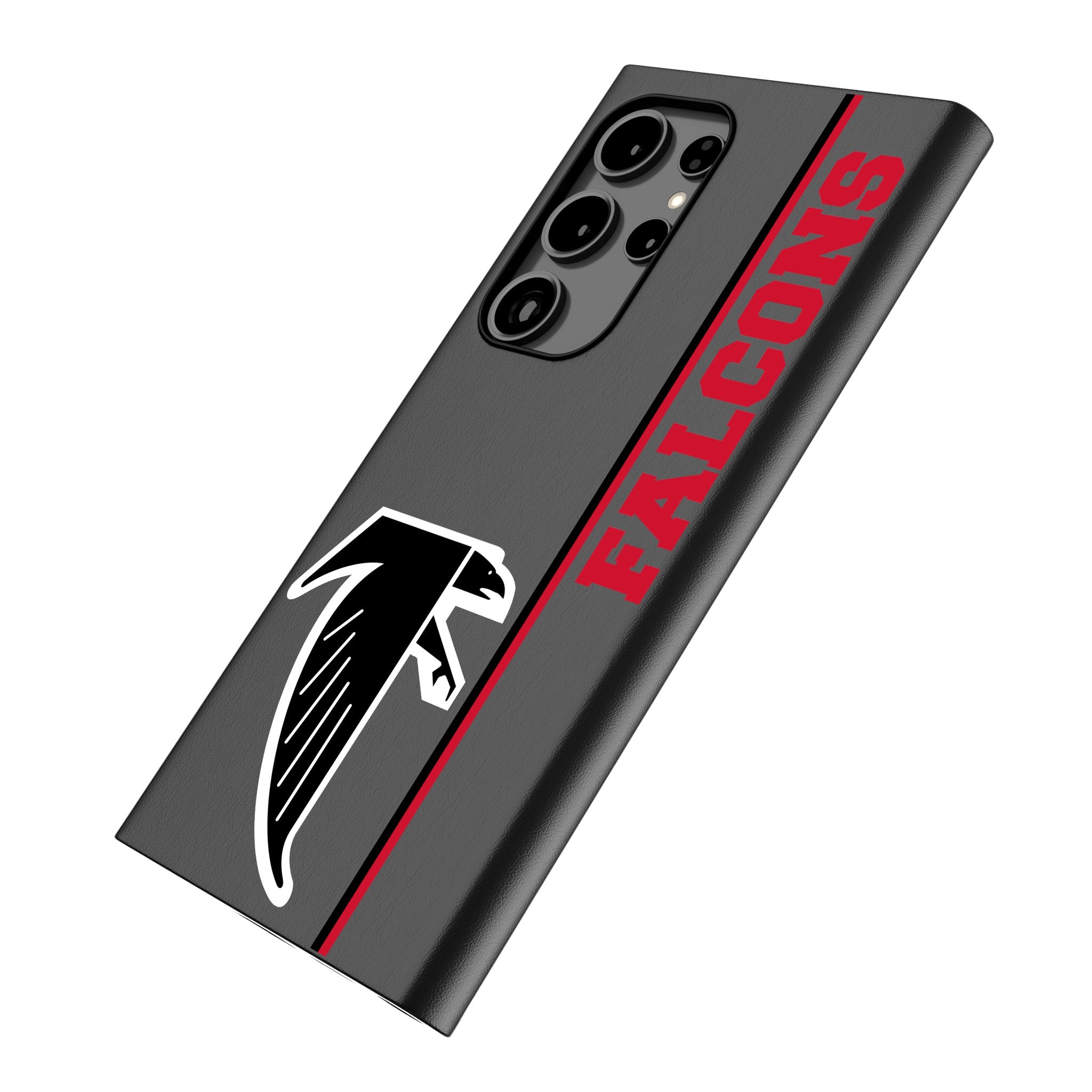 Atlanta Falcons Classic Sidebar MagSafe Compatible Phone Case for Samsung Galaxy S23/S22/S21 - Durable Protective Cover for Football Fans - Perfect for Game Day & Everyday Use