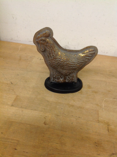 7 Metal Rooster Statue - Handcrafted Home Decor for Feng Shui, Office Desk & Garden Ornament | Perfect Gift for Collectors & Rooster Lovers