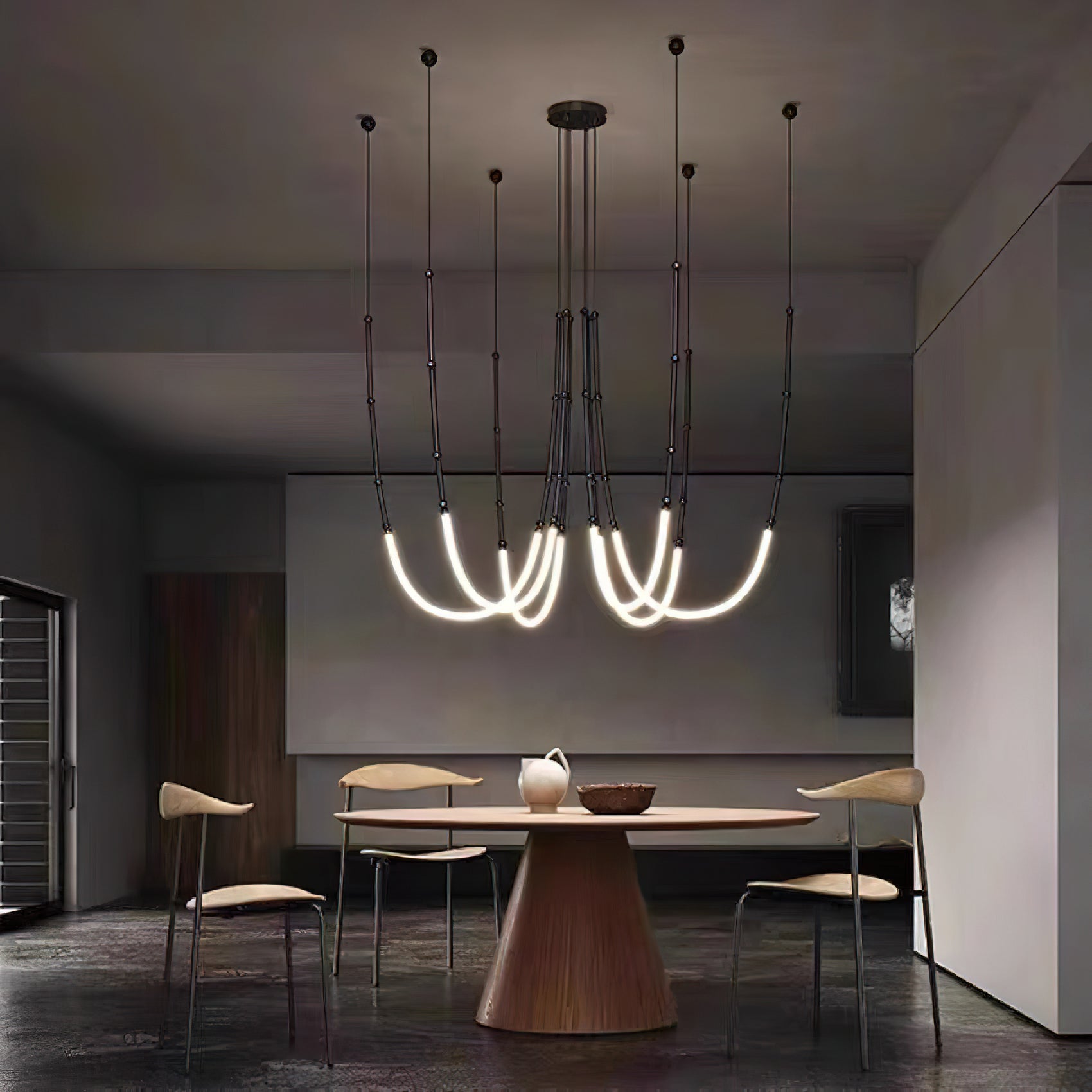 Pierlas Crystal Chandelier - Elegant Modern Ceiling Light Fixture for Dining Room, Living Room & Bedroom | Dimmable LED Lighting for Home Decor & Interior Design