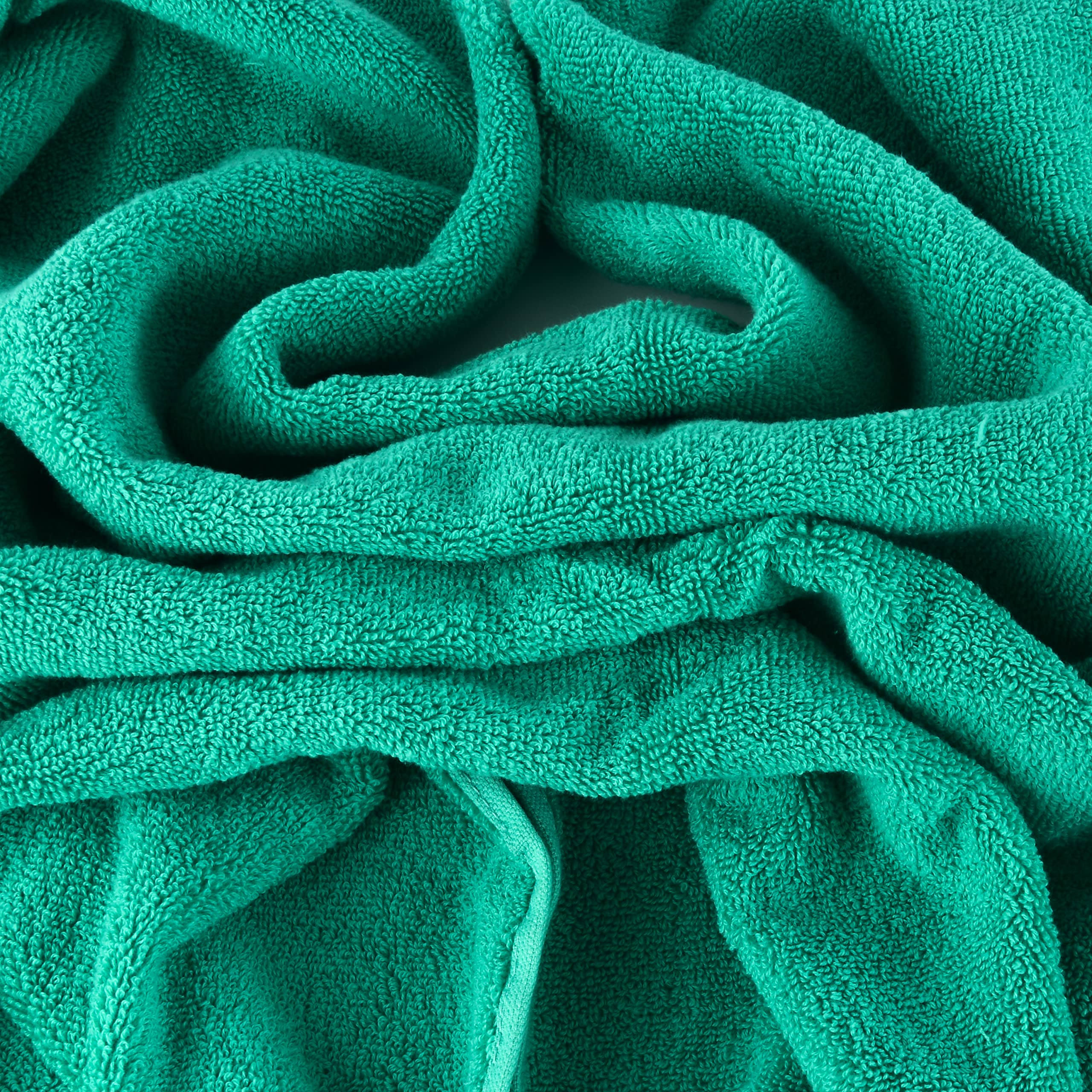 Personalized Extra Large Terry Cotton Bath Sheet Towel - Custom Monogram Bathroom Towel for Spa, Housewarming & Wedding Gifts - Soft Absorbent Turquoise Bath Towel for Luxury Bathroom, Beach & Hotel Use