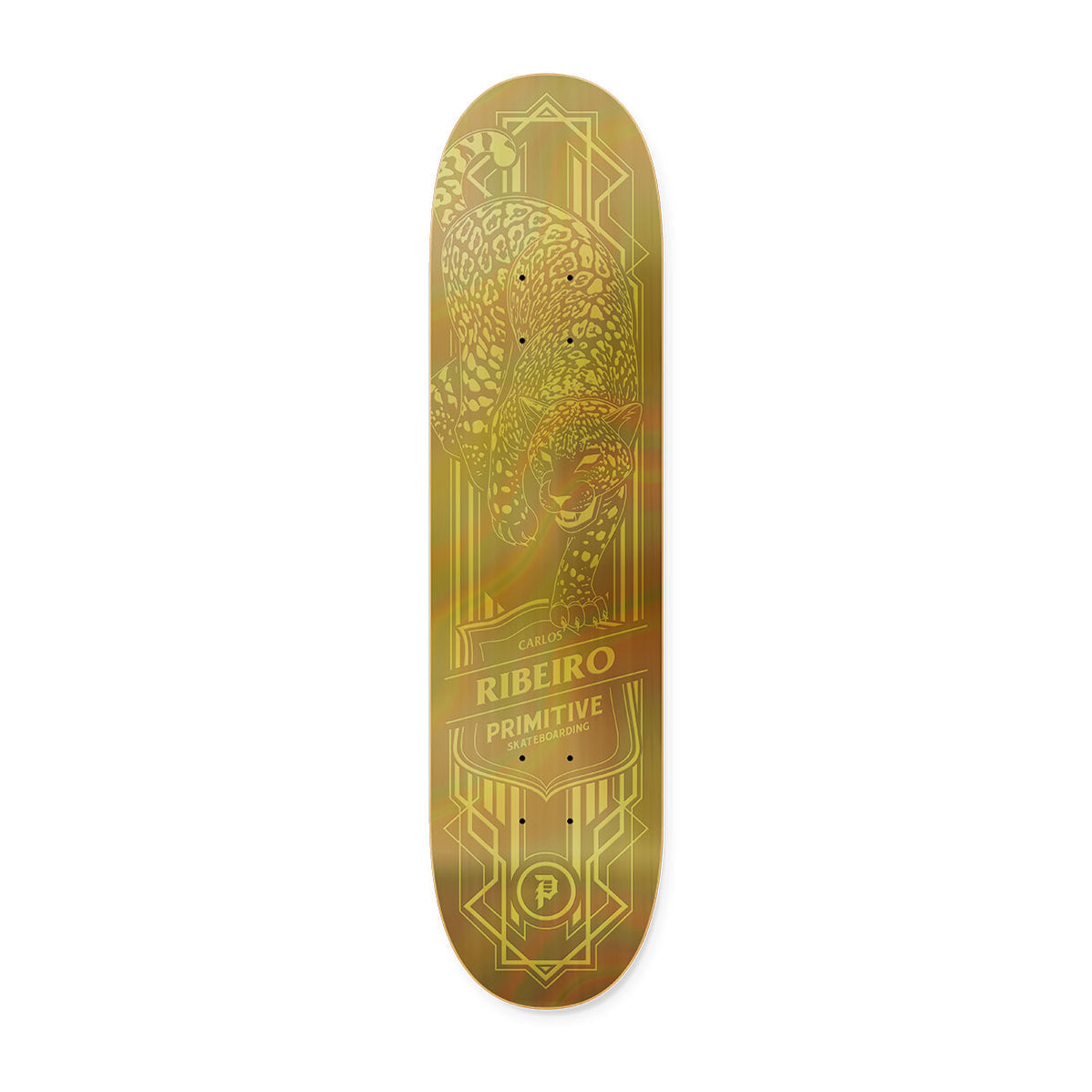 Primitive Ribeiro Holofoil Jaguar Skateboard Deck 8.25