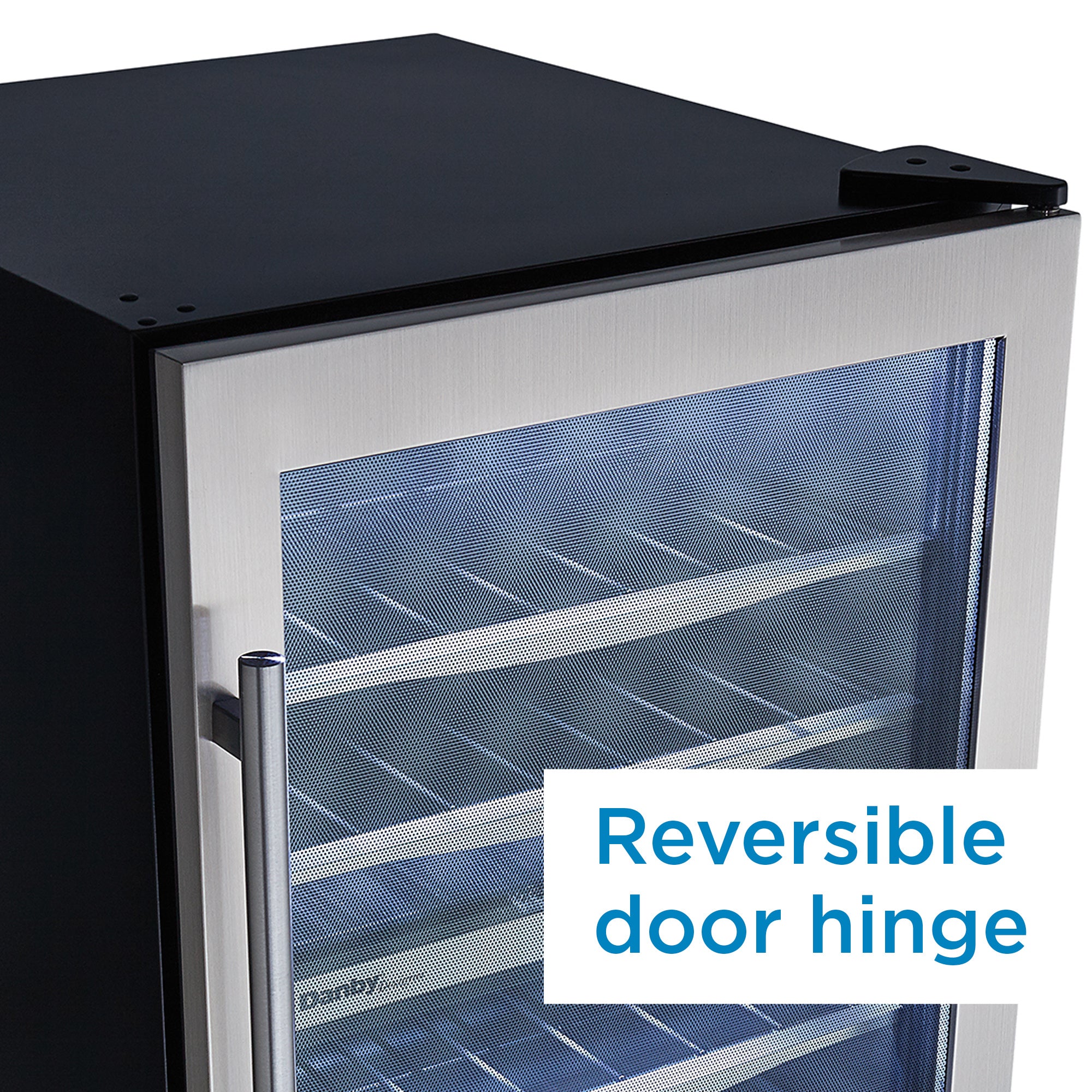 Danby DWC040A3BSSDD 38 Bottle Stainless Steel Freestanding Wine Cooler - Perfect for Home Bars, Restaurants & Wine Cellars