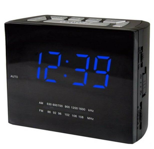 Daewoo DI 2628 Digital Alarm Clock Radio with AM/FM Radio - 220V-240V for International Use | Perfect for Travel, Bedroom & Office