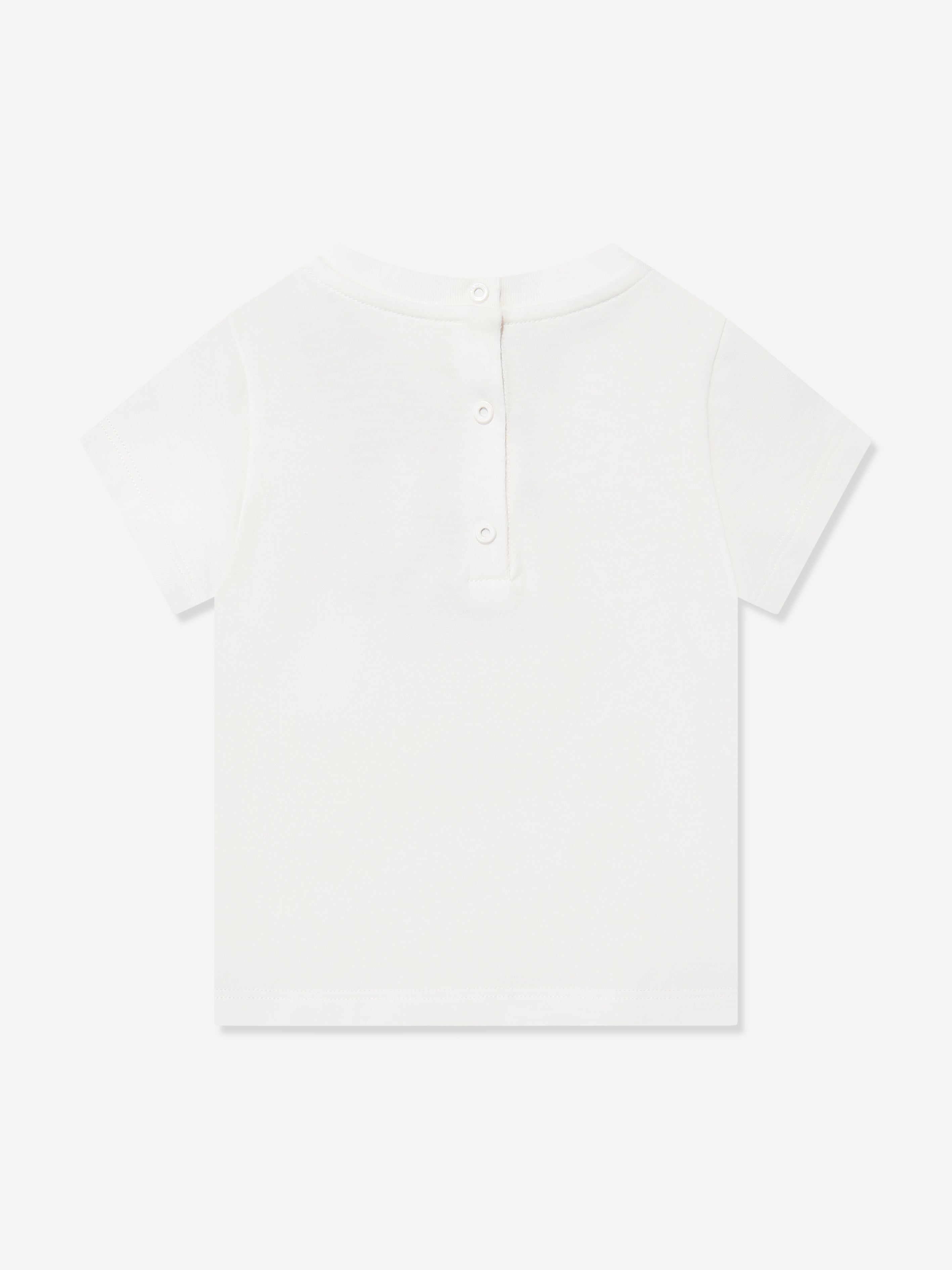 Baby Girls' White Trompe l'oeil Bow Print T-Shirt - Cute Casual Top for Playdates & Family Photos