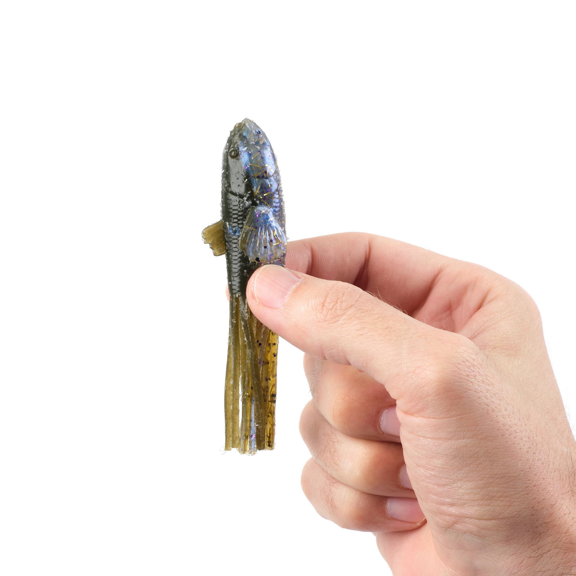 Savage Gear 3D Goby Tube Baits 6 Pack - Realistic Soft Fishing Lures for Bass, Walleye & Saltwater Fish - Perfect for Freshwater & Saltwater Fishing, Kayak Fishing, and Ice Fishing